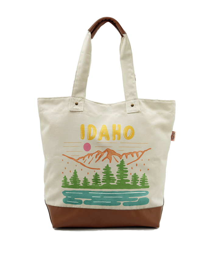 Idaho Sunrise Wilderness Canvas Tote Bag