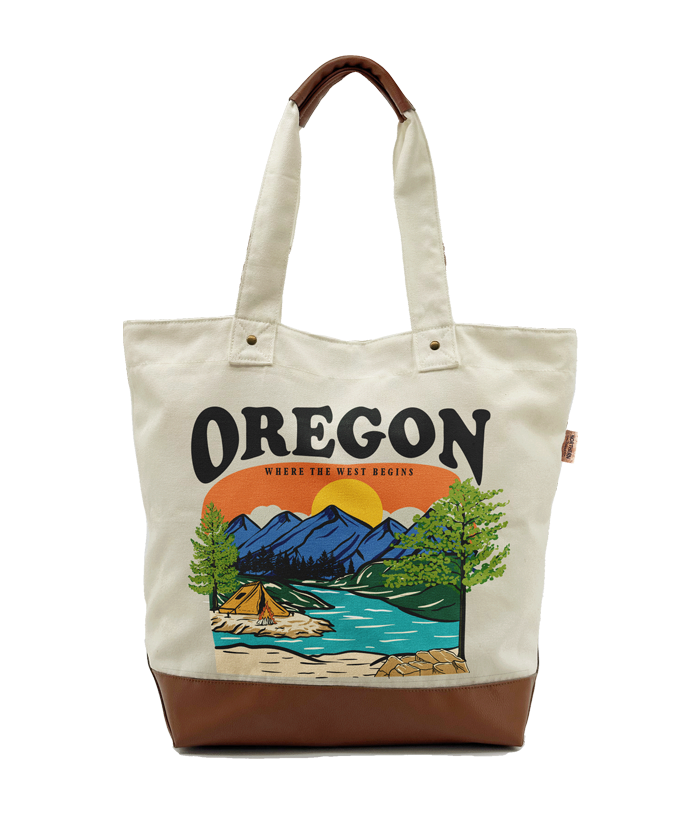 Oregon Adventure Canvas Tote Bag