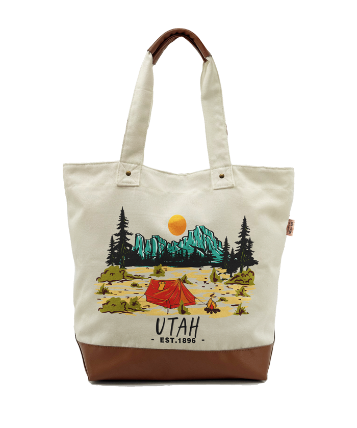 Utah Wilderness Camping Tote Bag