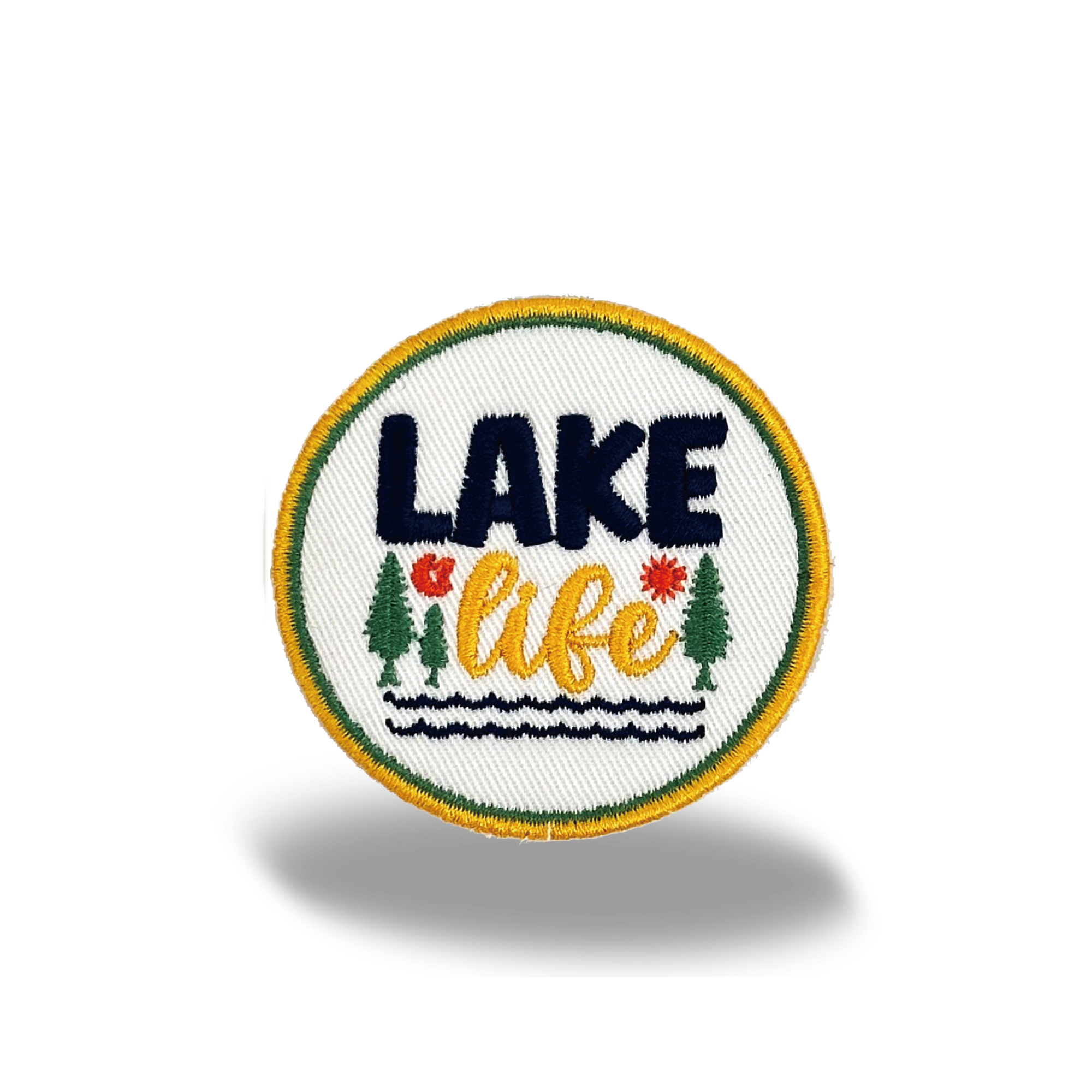 Lake Life Iron On Embroidery Patch