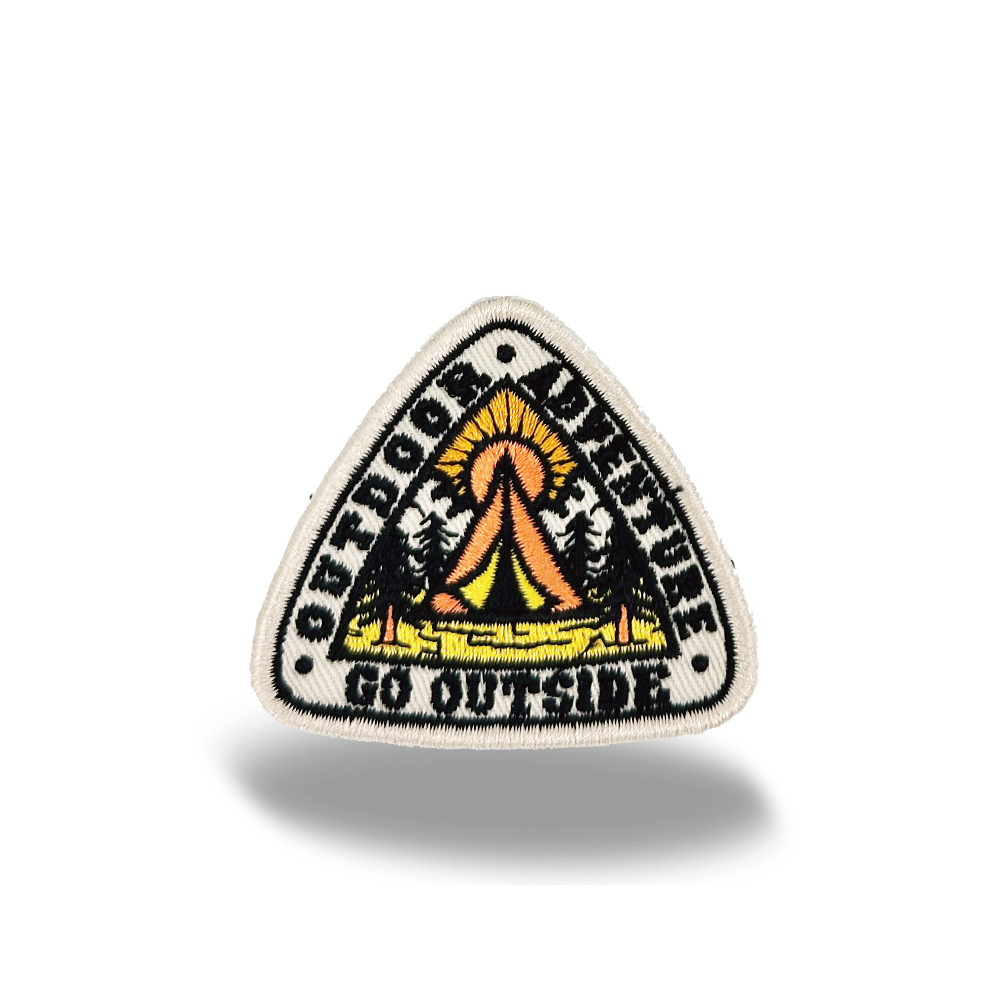 Outdoor Adventure Tent Iron On Embroidery Patch