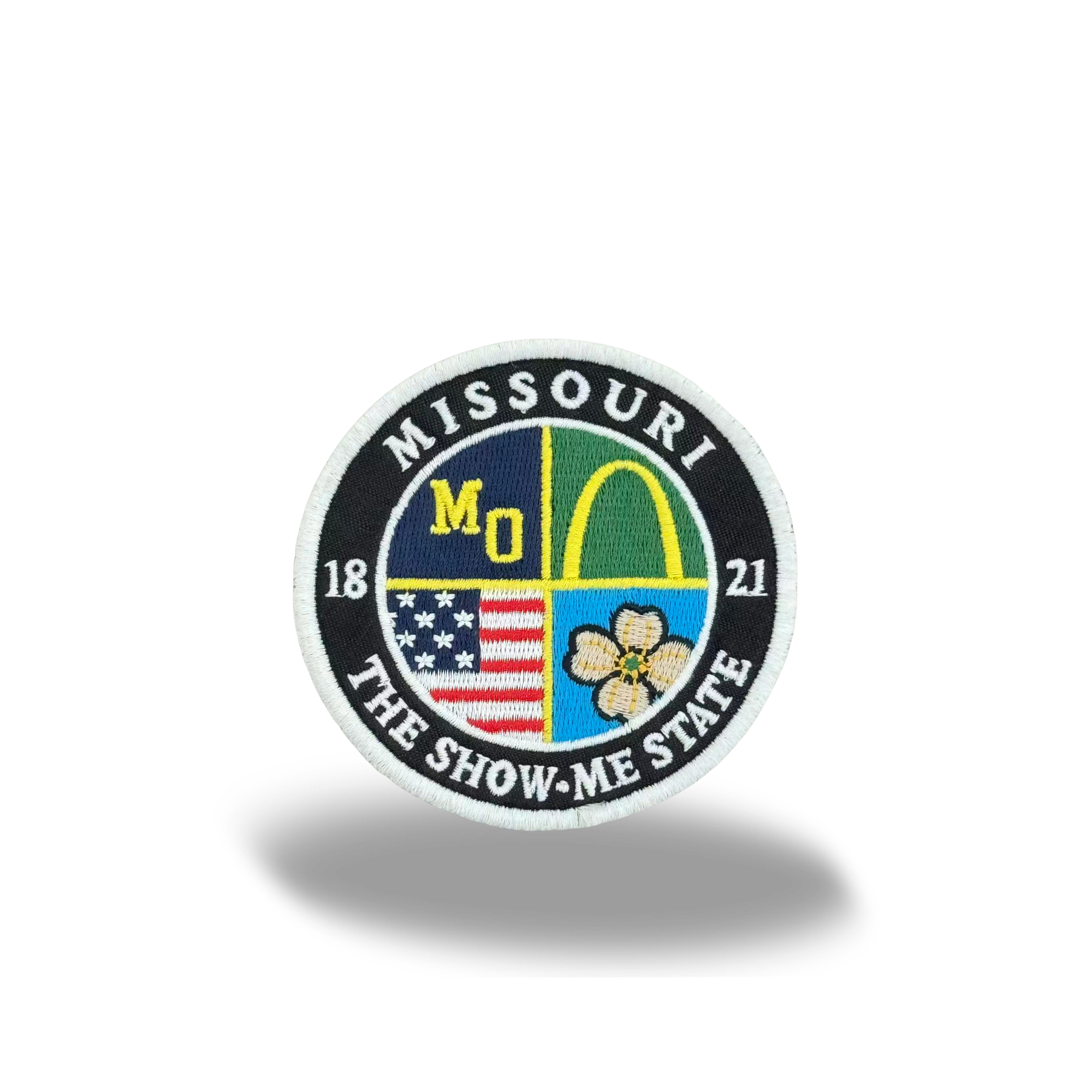Missouri Embroidered Patch – The Show-Me State Round Badge