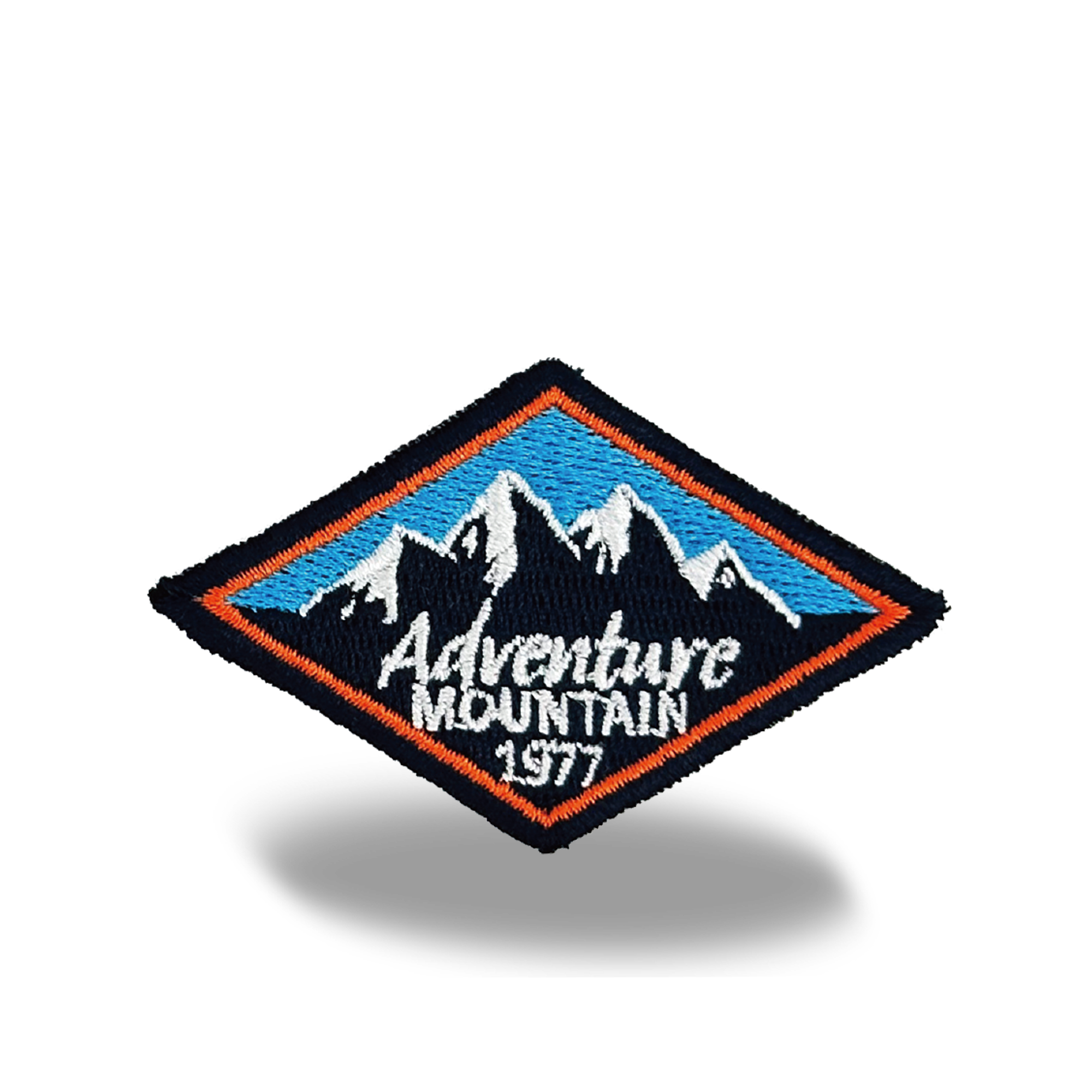 Adventure Mountain Iron On Embroidery Patch