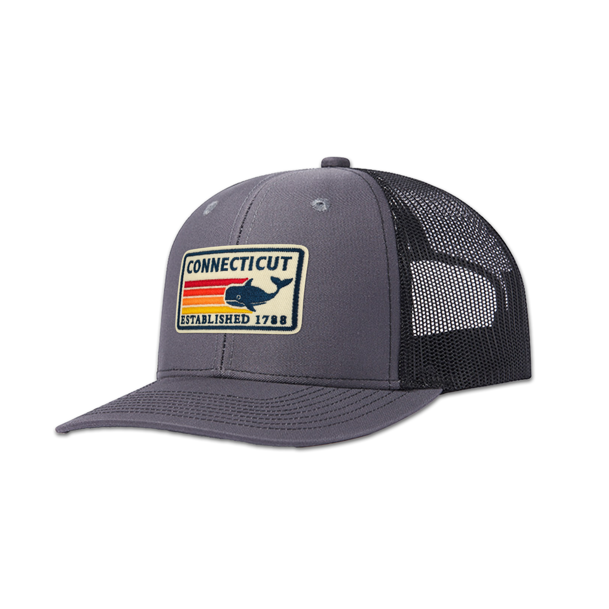 Connecticut Heritage Trucker Hat | Vintage Mesh Back Outdoor Cap