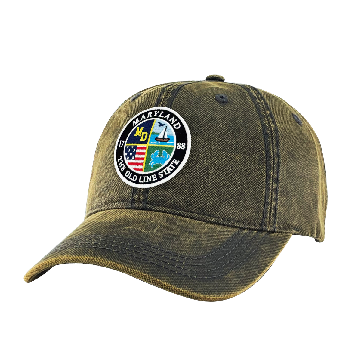 Maryland Heritage Oilskin Washed Cap | Vintage Outdoor Baseball Hat