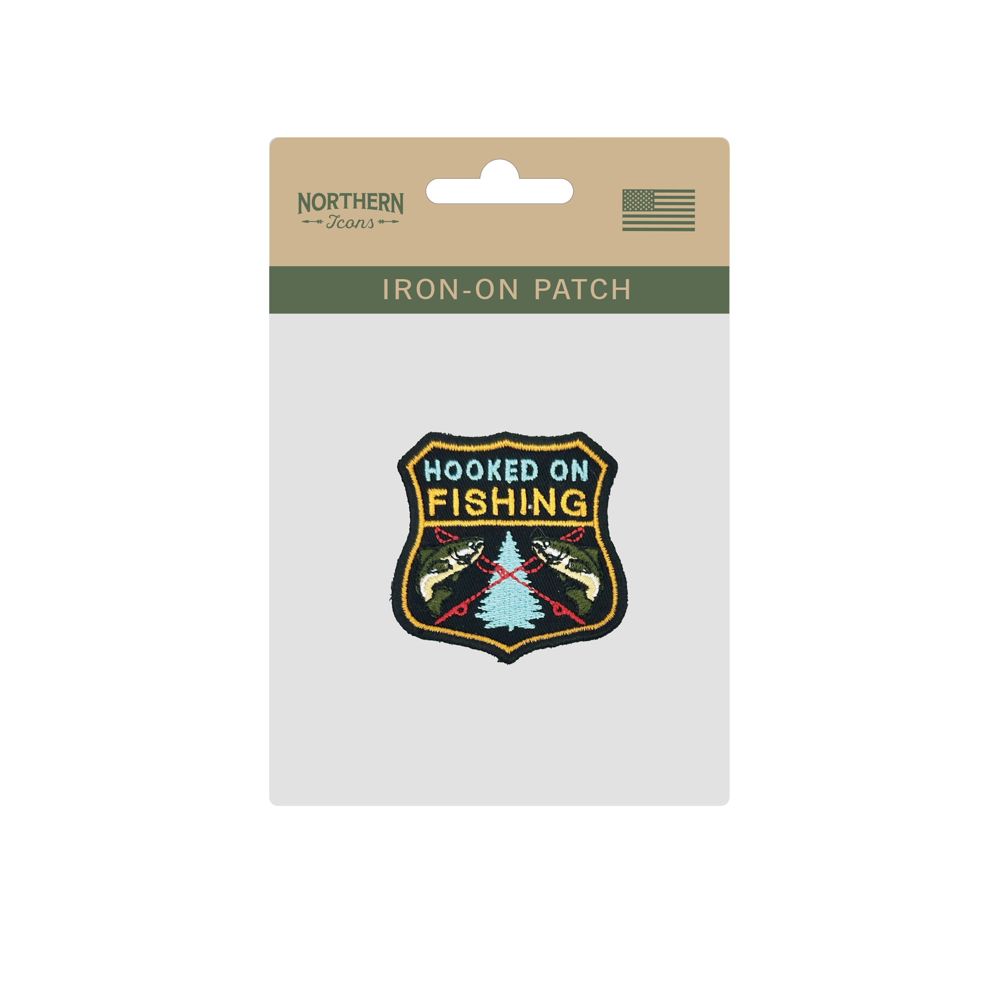 Largemouth Bass Fishing Iron On Embroidery Patch