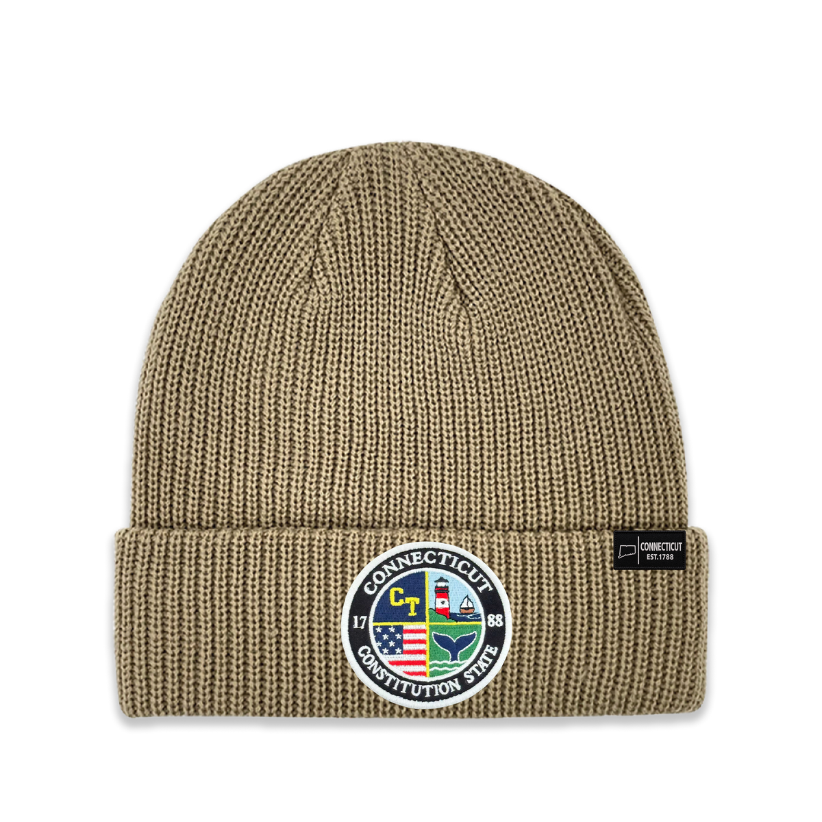 Connecticut Heritage Arctic Knit Beanie | Classic State Winter Hat