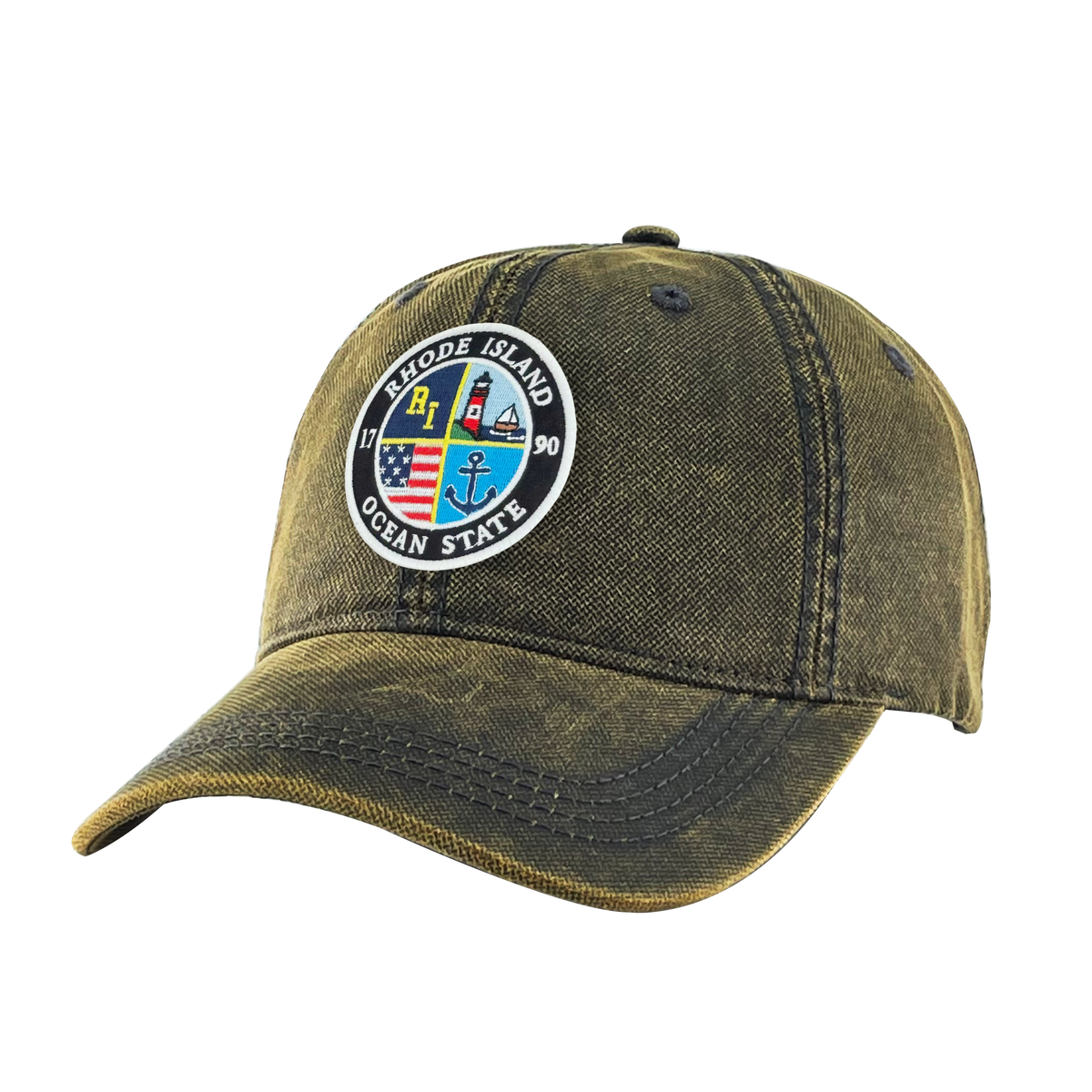 Rhode Island Heritage Oilskin Washed Cap | Vintage Outdoor Baseball Hat