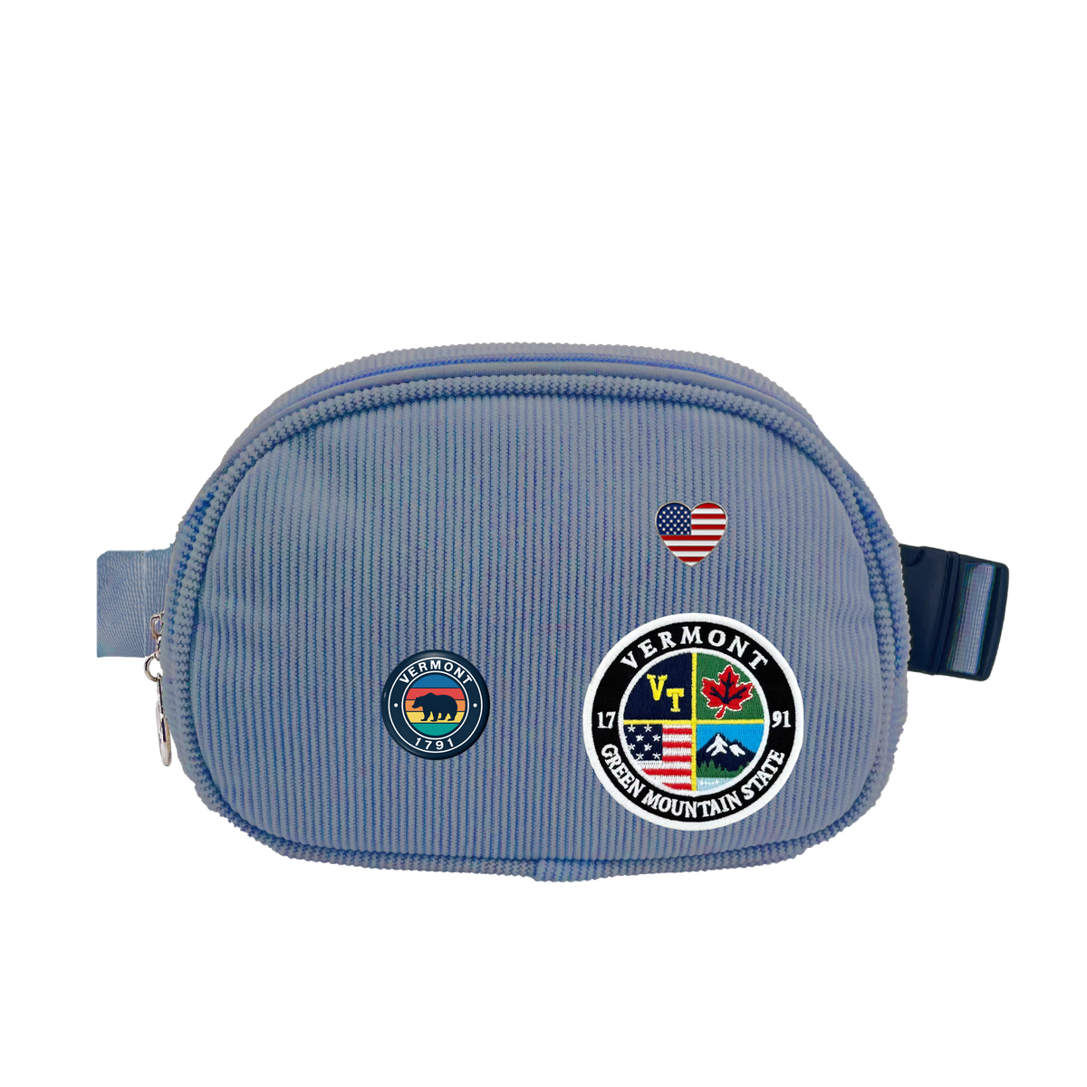 Vermont Corduroy Belt Bag | Adjustable Travel Waist & Crossbody Bag