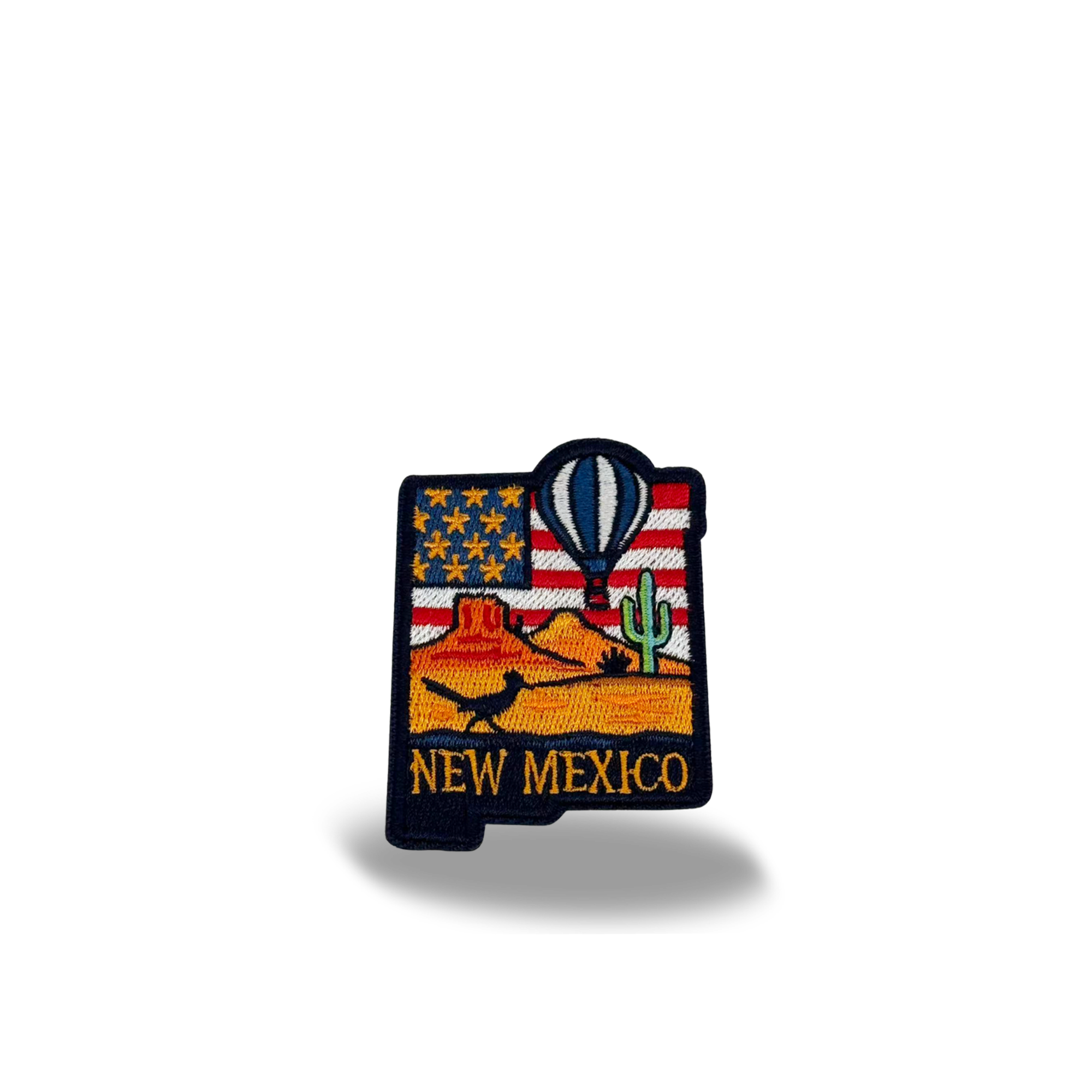 New Mexico Desert Balloon Embroidered Patch Iron On State Souvenir Badge