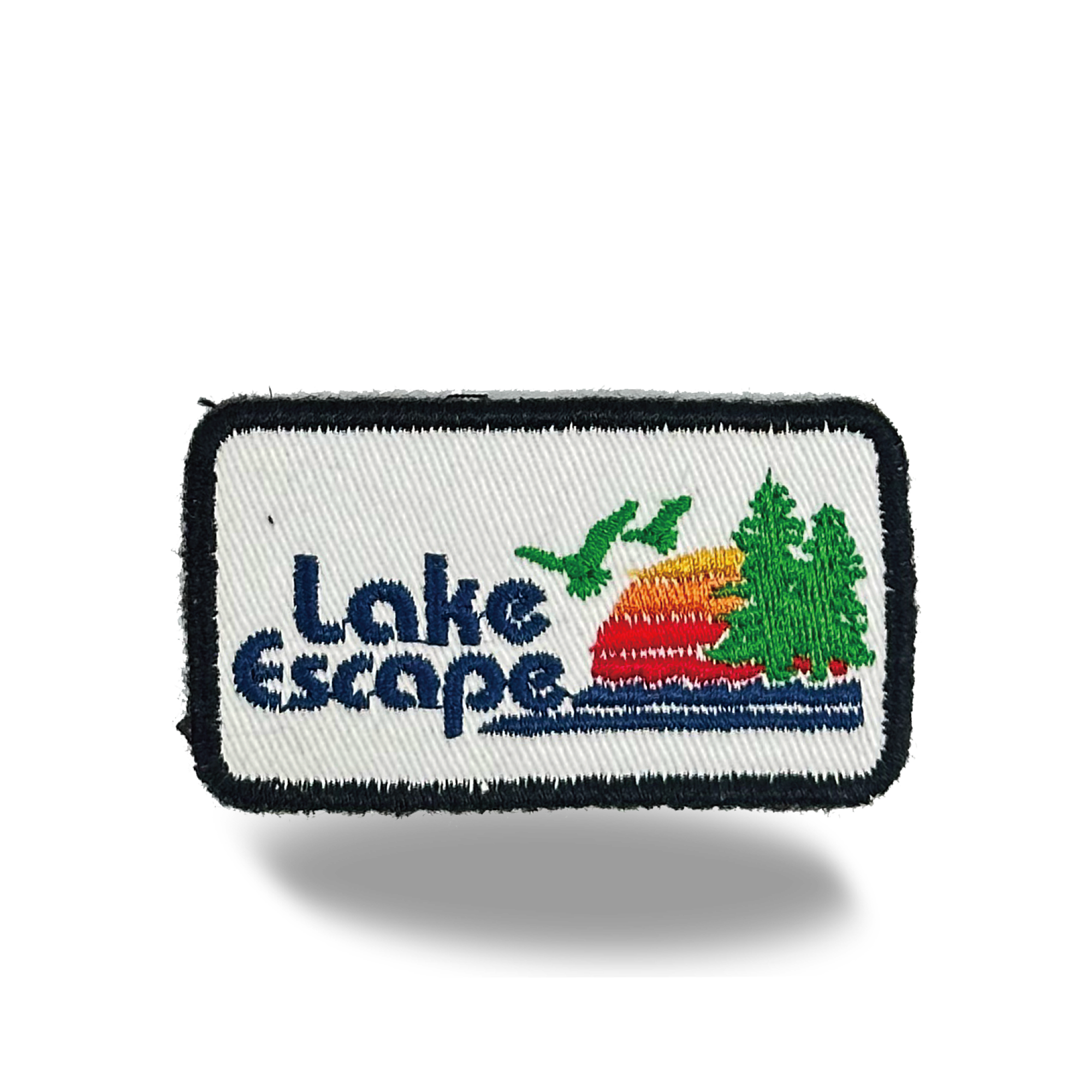 Lake Escape Iron On Embroidery Patch