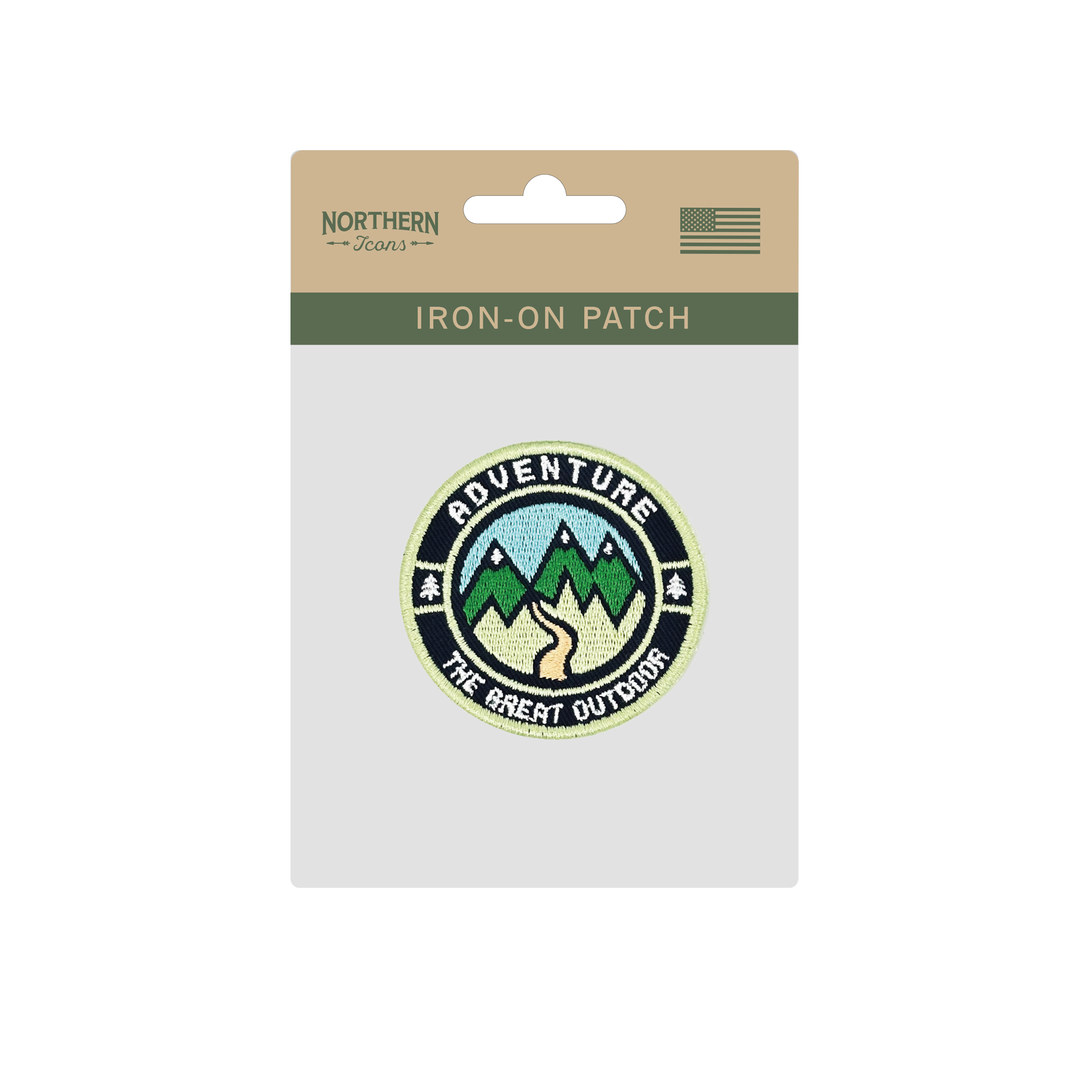 Adventure The Great Outdoor Iron On Embroidery Patch