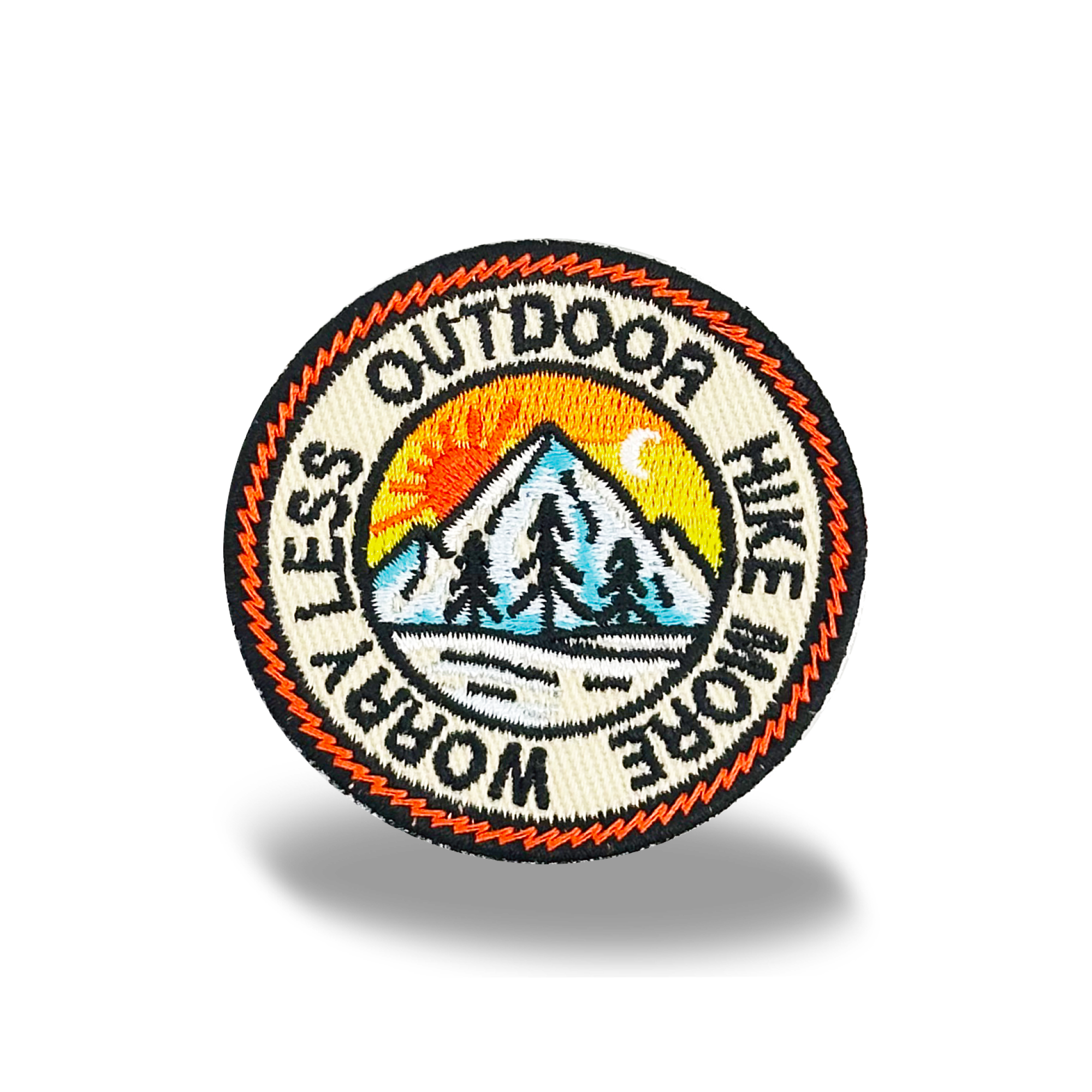 Hike Life Outdoor Iron On Embroidery Patch