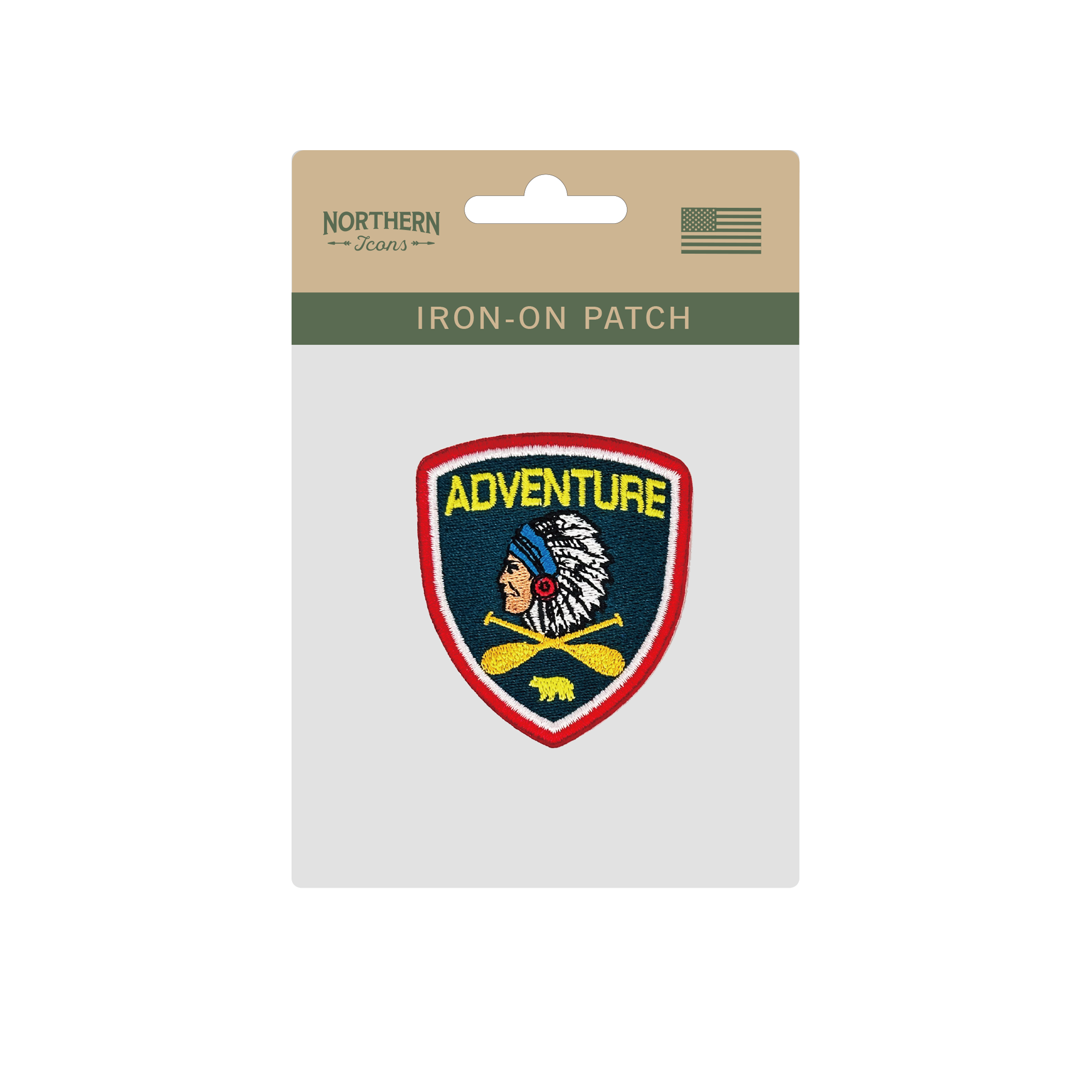 Adventure Spirit Iron On Embroidery Patch