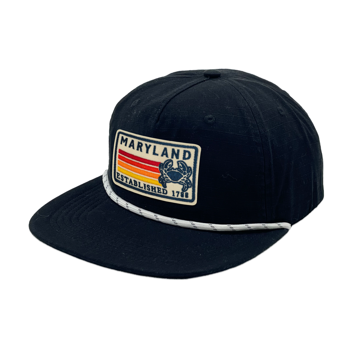 Maryland Ripstop Flat Brim Rope Cap – Vintage Outdoor Hat