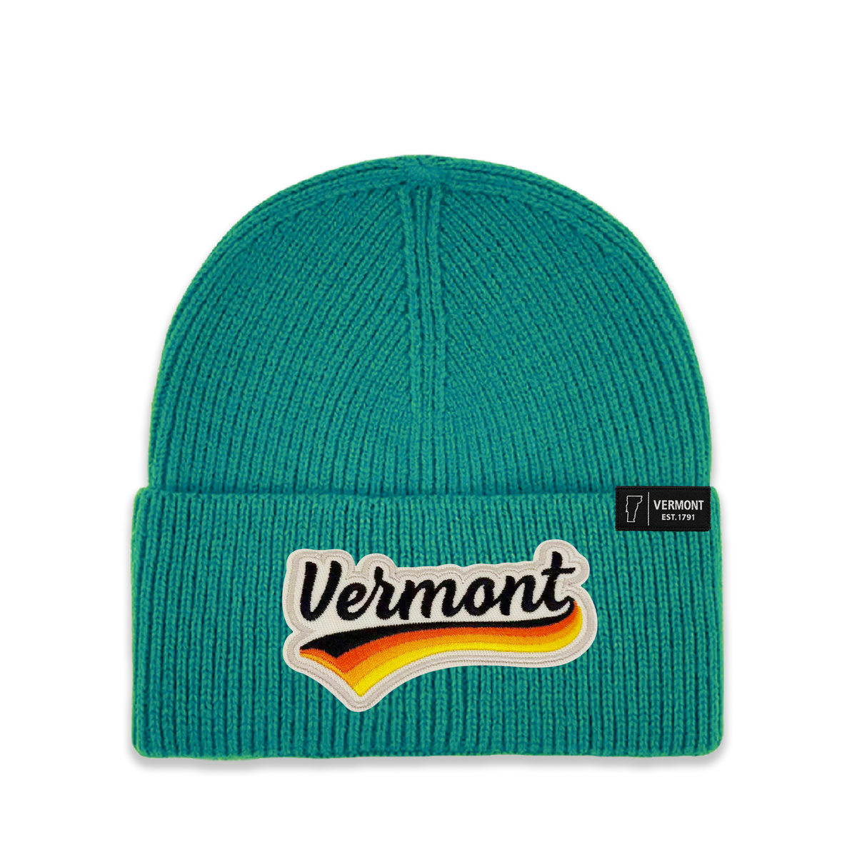 Vermont Patch Beanie | Embroidered State Winter Hat