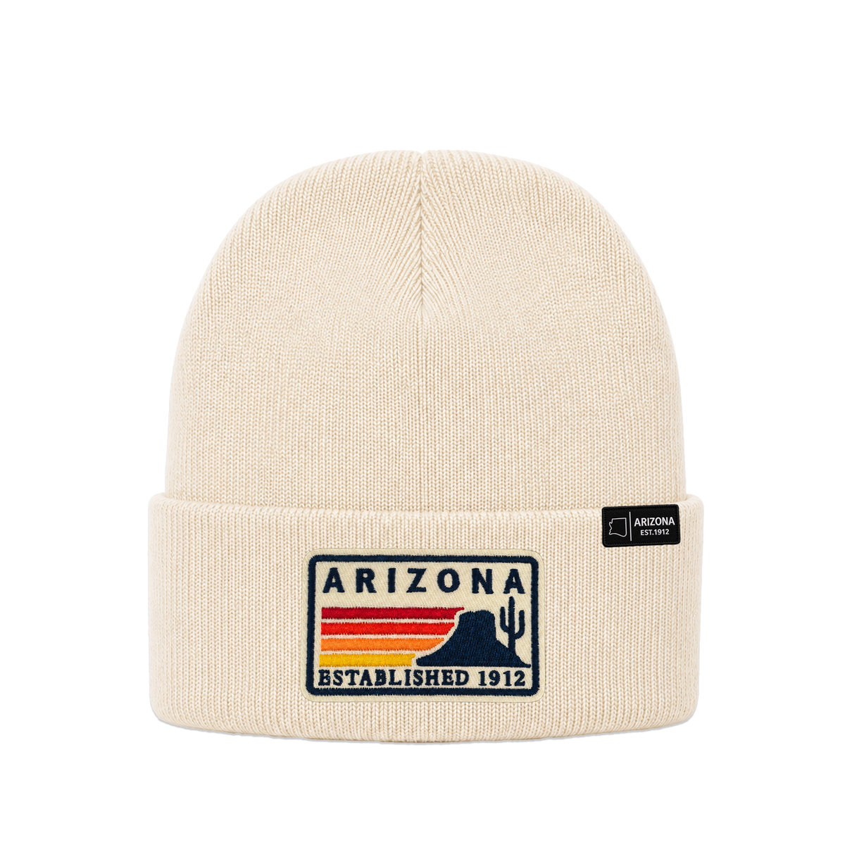 Arizona State Patch Knit Beanie – Classic Acrylic Winter Hat
