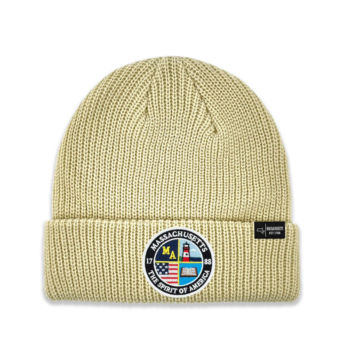 Massachusetts Heritage Arctic Knit Beanie - Classic State Winter Hat