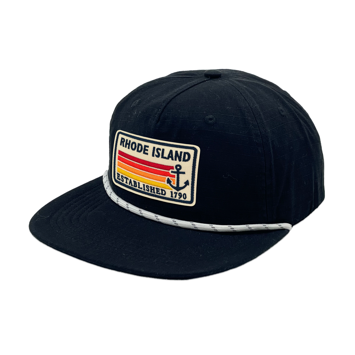 Rhode Island Ripstop Flat Brim Rope Cap | Vintage Outdoor Hat