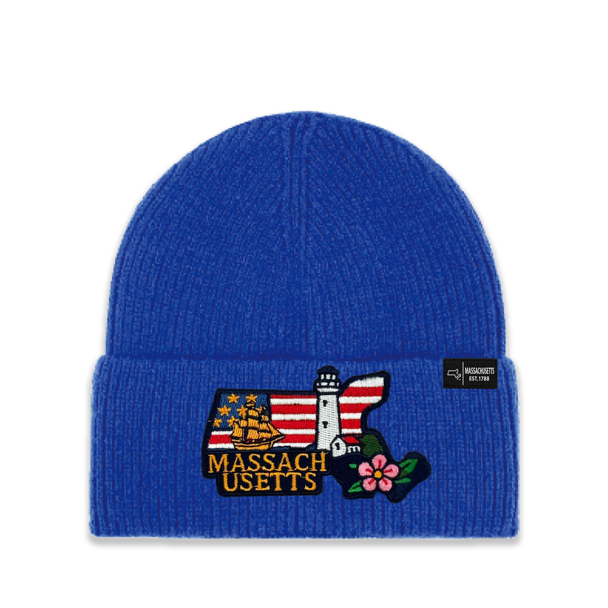 Massachusetts Heritage Knit Beanie - Classic State Winter Hat