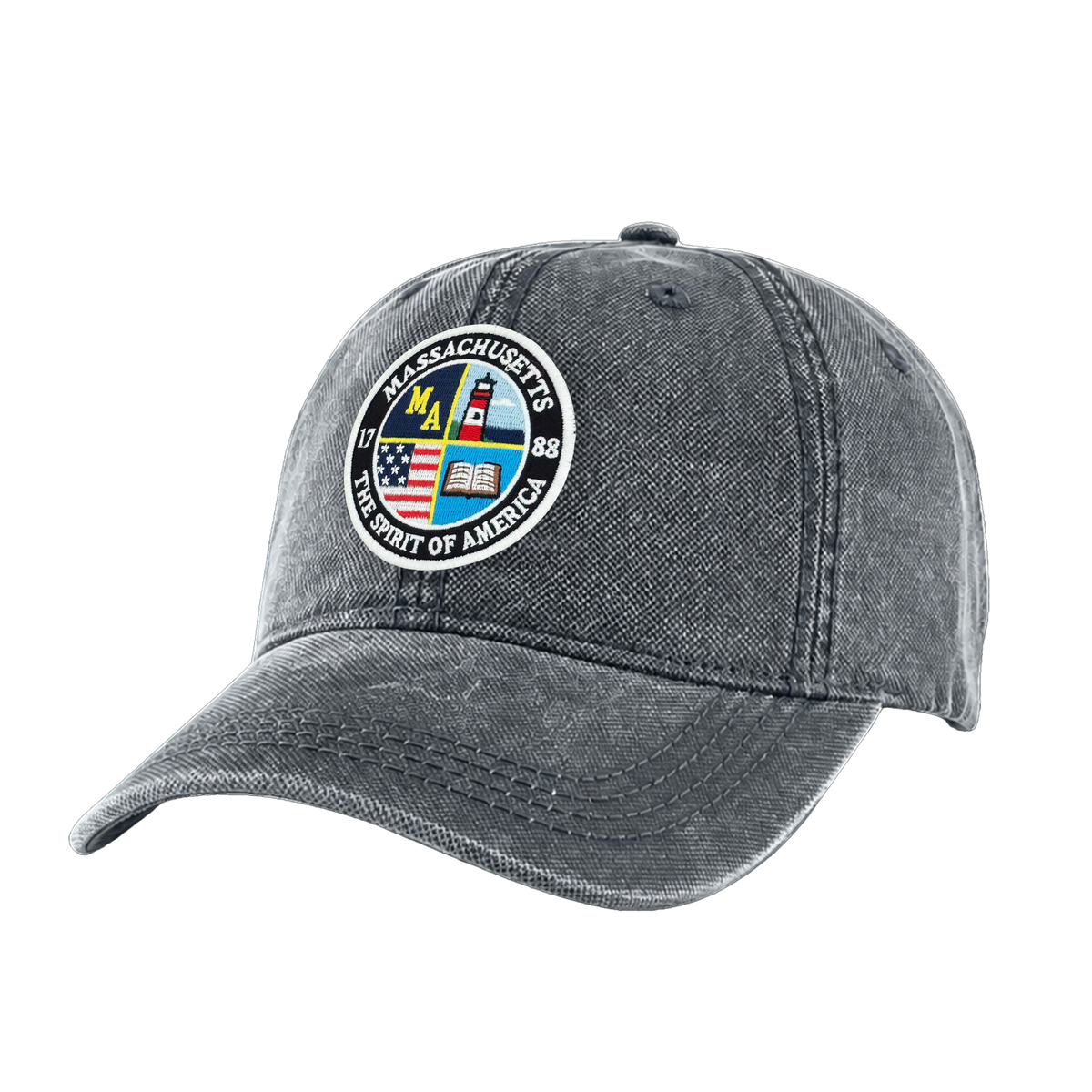 Massachusetts Heritage Oilskin Washed Cap - Vintage Outdoor Baseball Hat