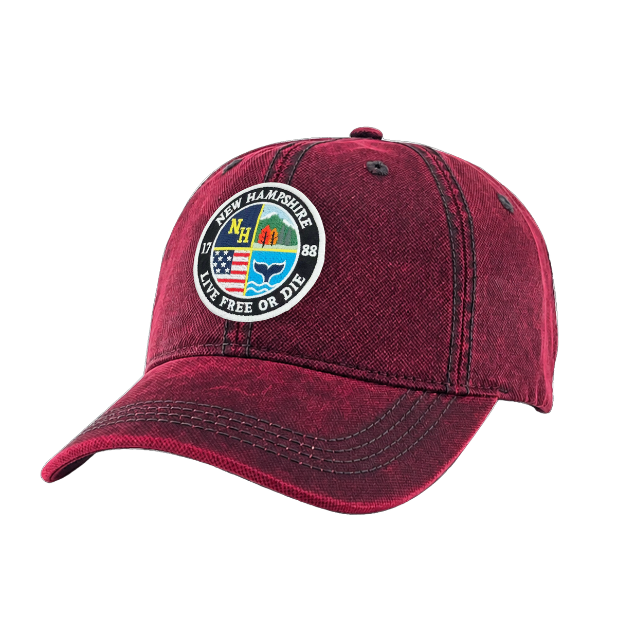 New Hampshire Oilskin Washed Cap | Vintage Outdoor Baseball Hat