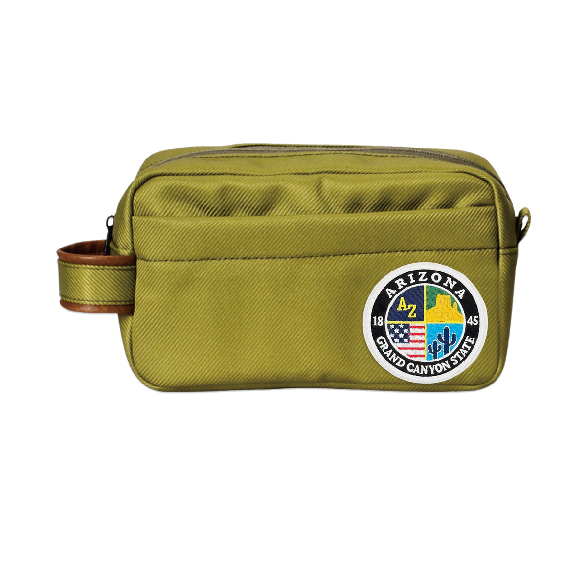 Arizona Embroidered Travel Organizer Bag – Zipper Toiletry Pouch for Travel