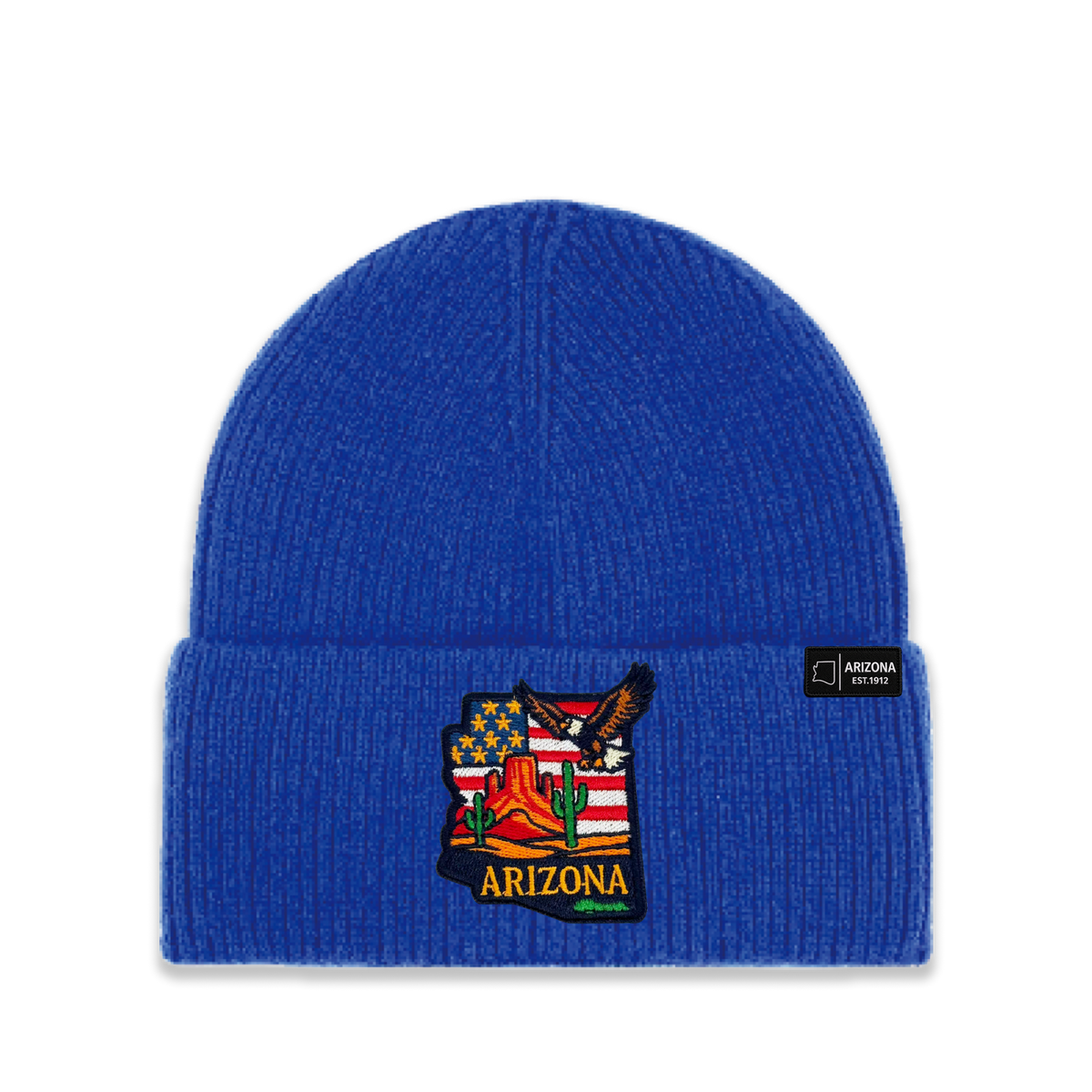 Arizona State Patch Beanie – Classic Acrylic Knit Winter Hat