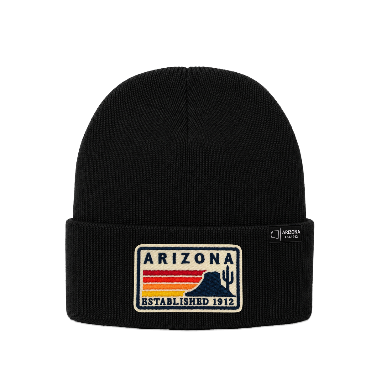 Arizona State Patch Knit Beanie – Classic Acrylic Winter Hat