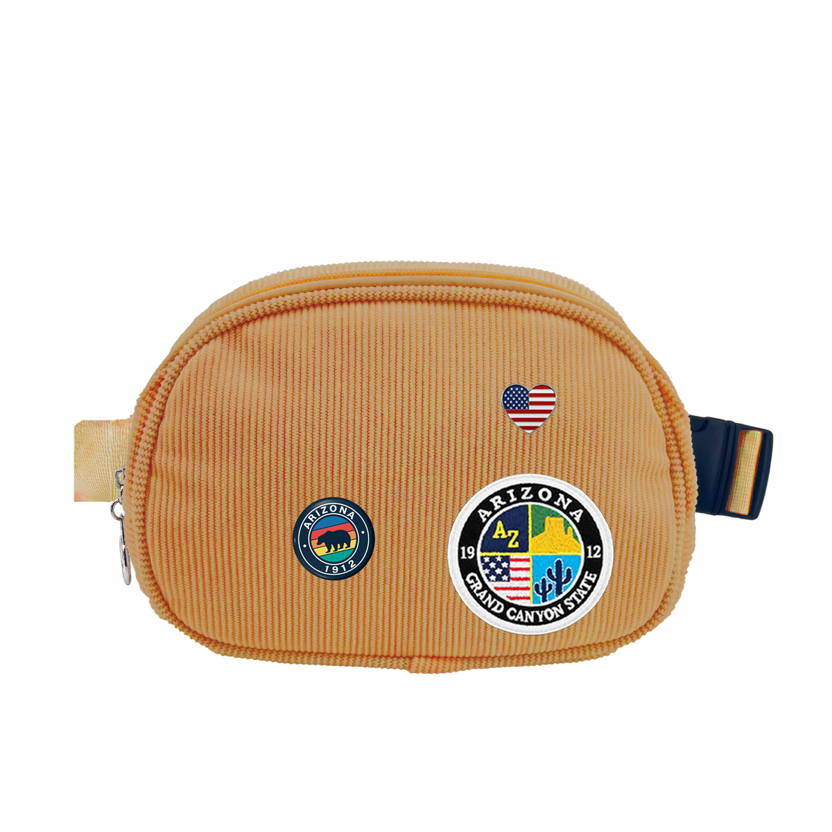 Arizona Corduroy Belt Bag | Lightweight Travel Crossbody Waist Bag