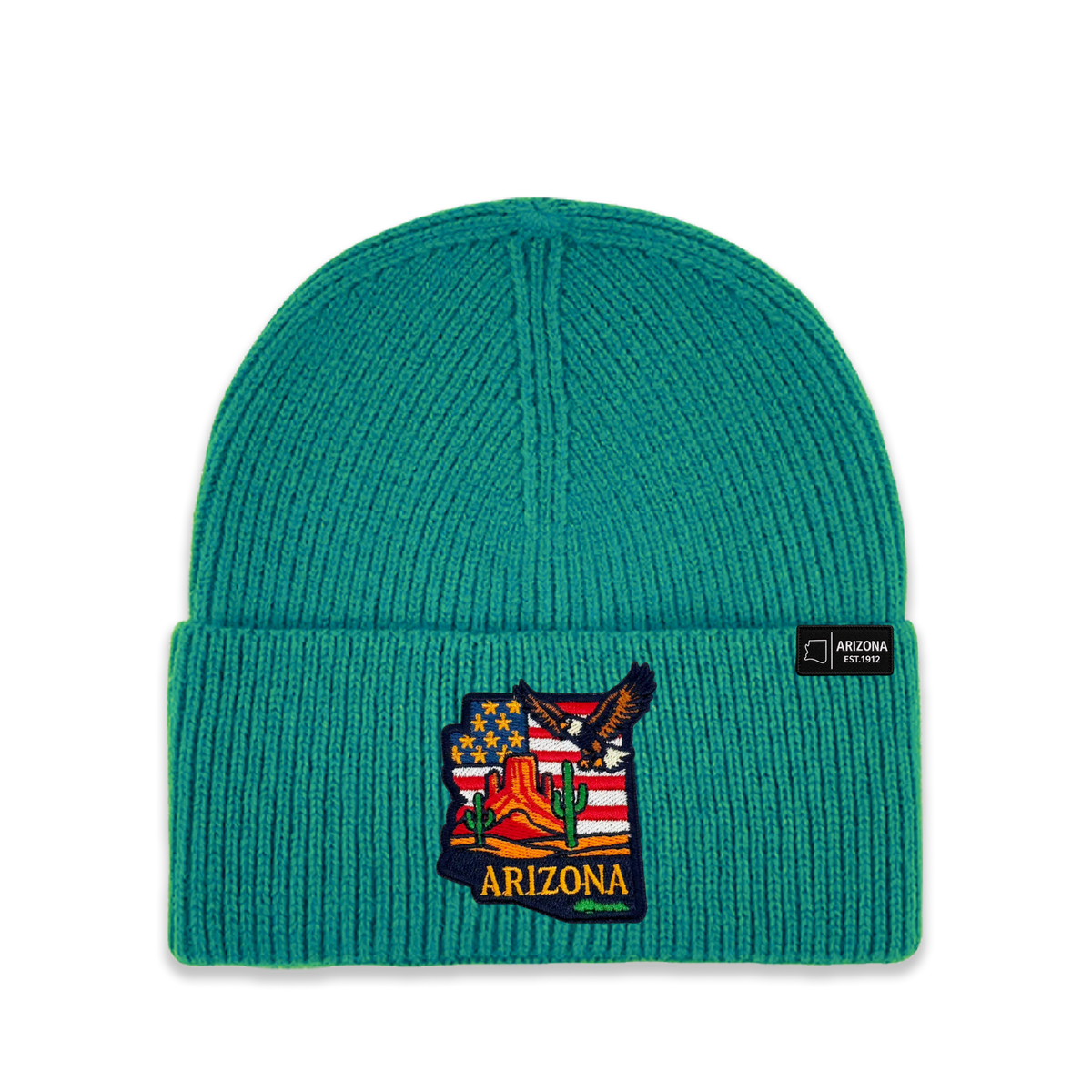 Arizona State Patch Beanie – Classic Acrylic Knit Winter Hat