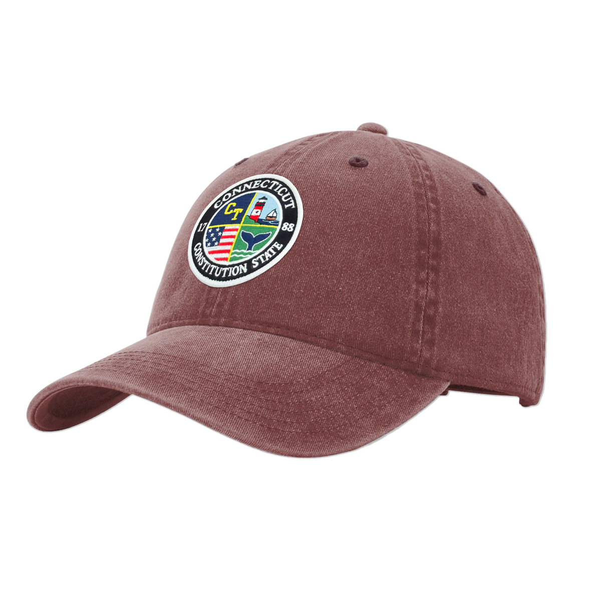 Connecticut Heritage Pigment Dye Washed Cap | Vintage Baseball Hat
