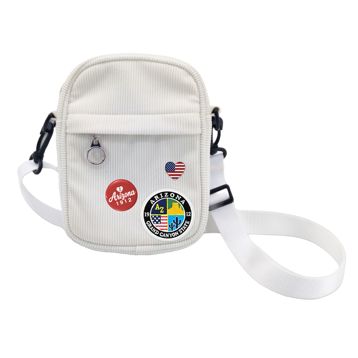 Arizona Corduroy Crossbody Bag | Lightweight Travel Shoulder Bag
