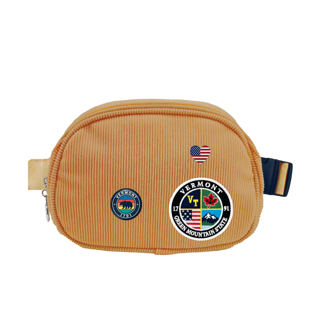 Vermont Corduroy Belt Bag | Adjustable Travel Waist & Crossbody Bag