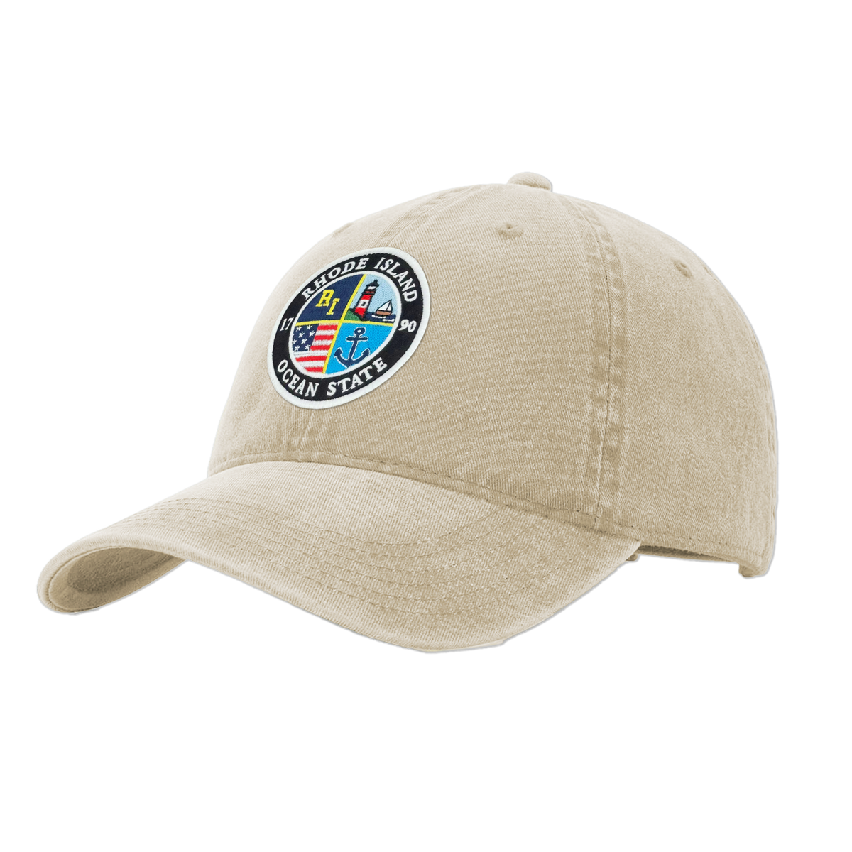 Rhode Island Heritage Pigment Dye Washed Cap | Vintage Baseball Hat