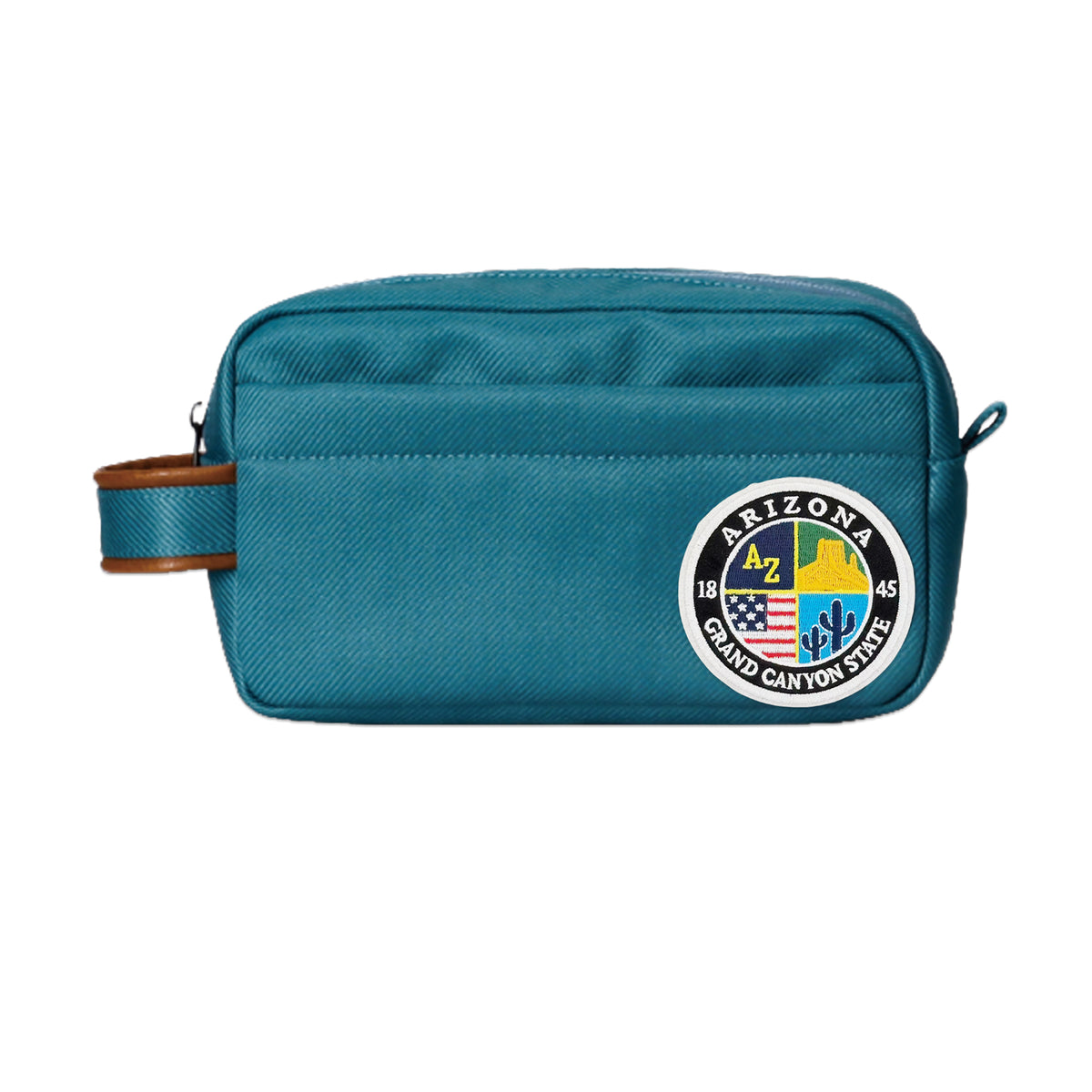 Arizona Embroidered Travel Organizer Bag – Zipper Toiletry Pouch for Travel