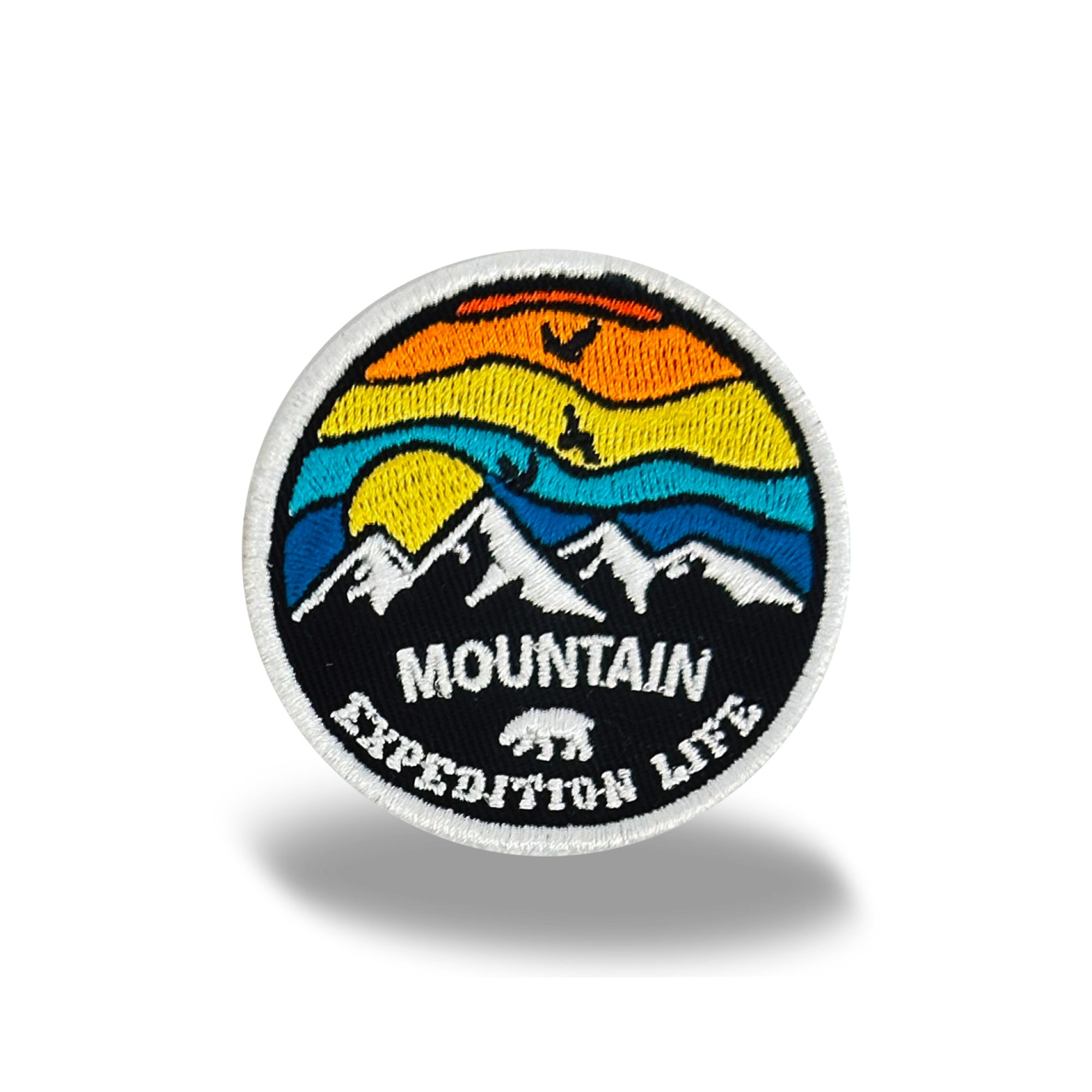Mountain Expedition Life Iron On Embroidery Patch