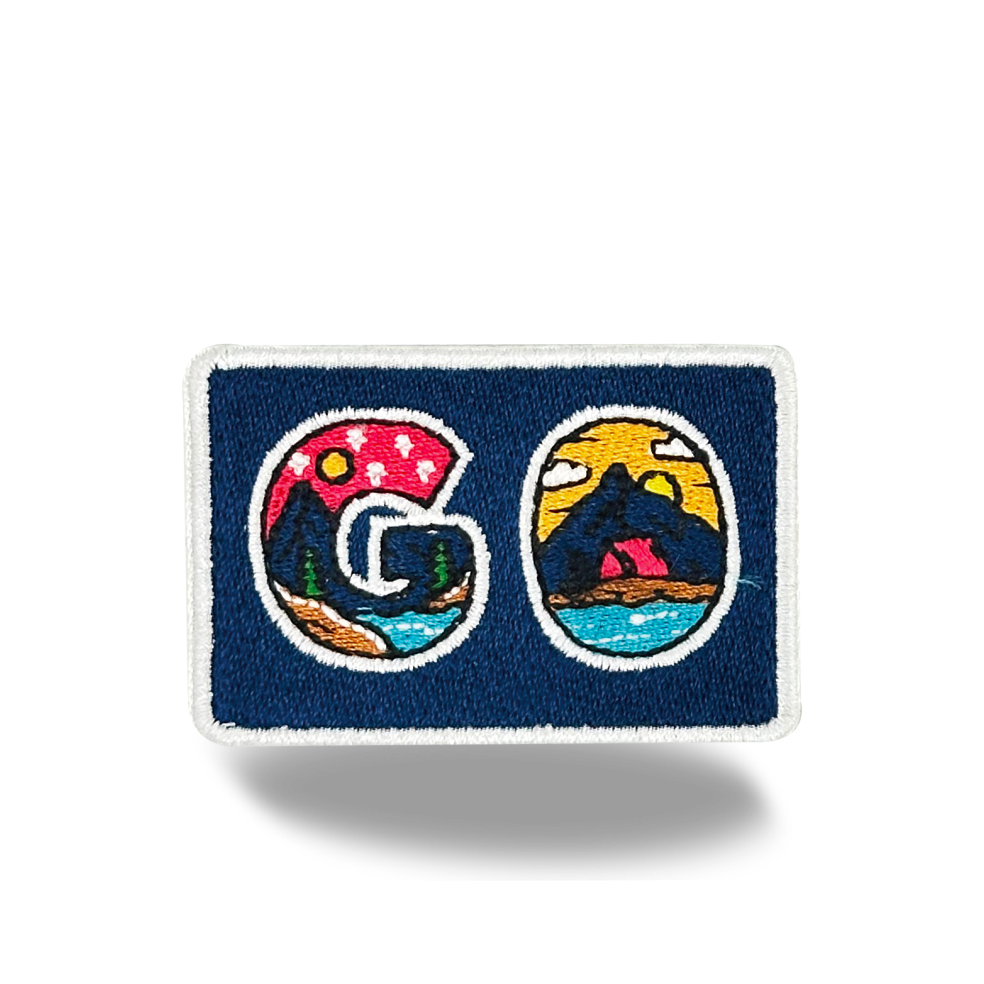 GO Adventure Iron On Embroidery Patch