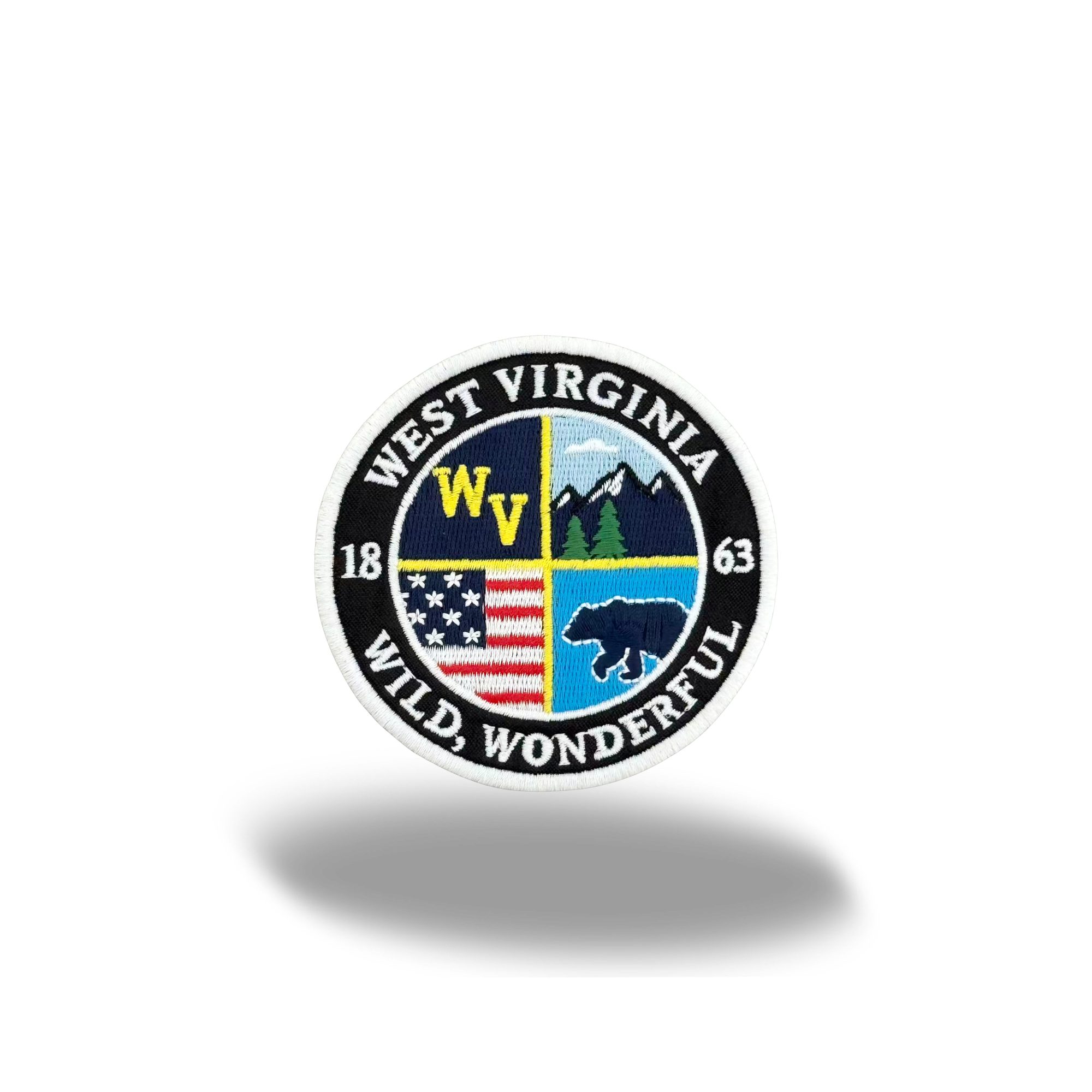 West Virginia Wild Wonderful Embroidered Patch