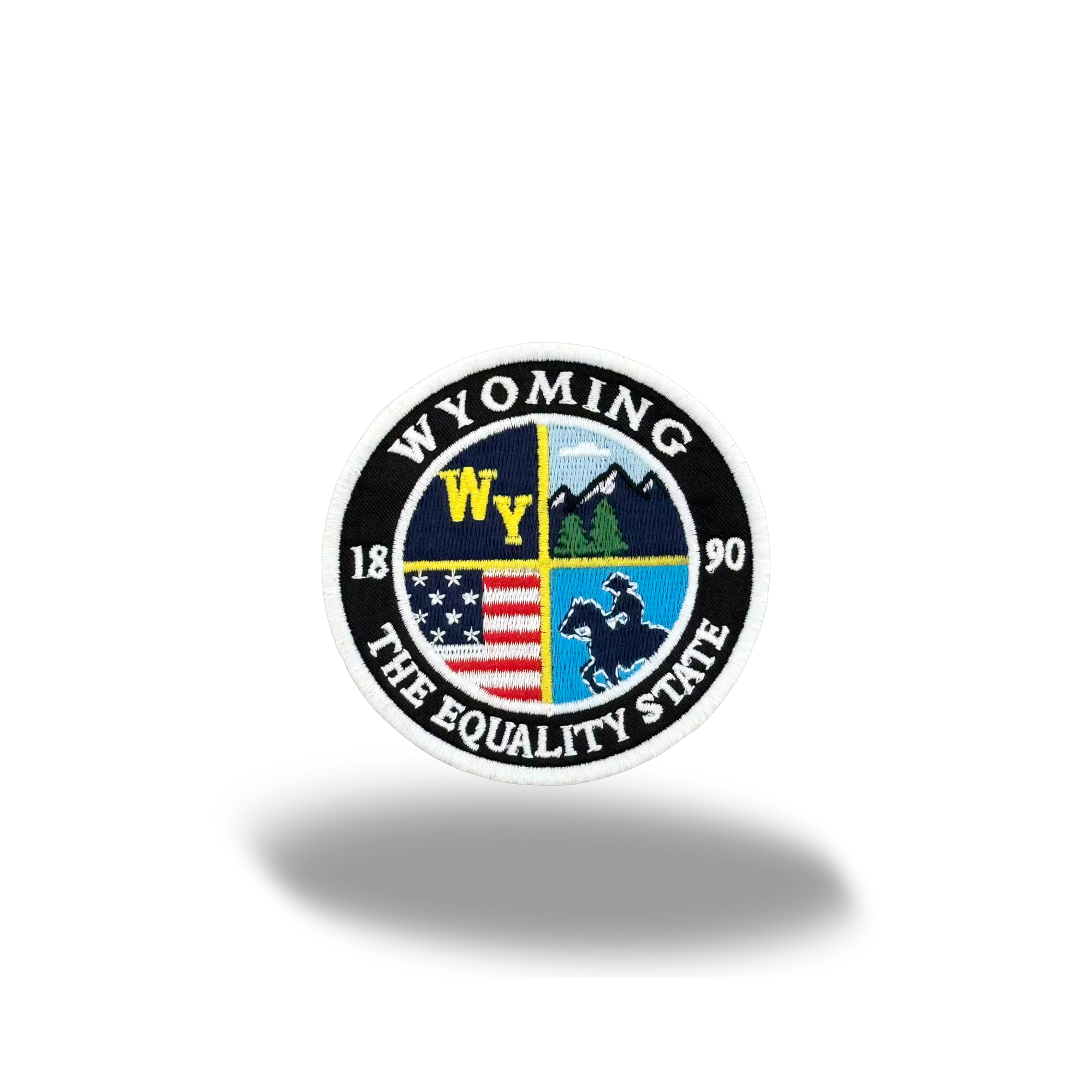 Wyoming The Equality State Embroidered Patch