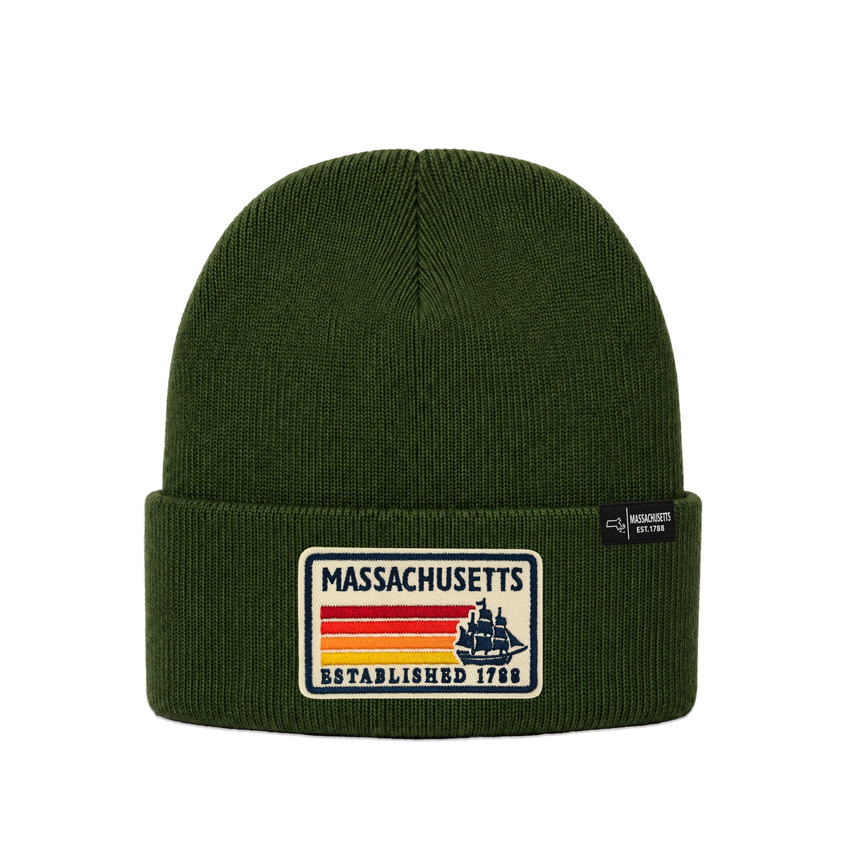 Massachusetts Heritage Universal Knit Beanie | Classic State Winter Hat