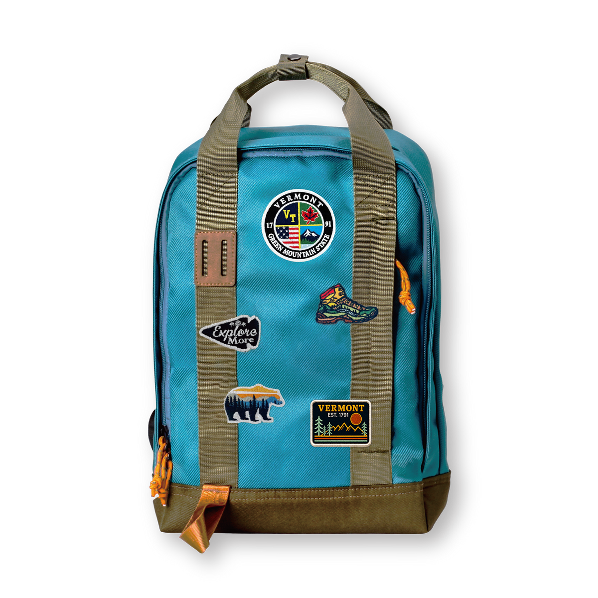 Vermont Green Mountain Laptop Backpack | Waterproof Travel Backpack