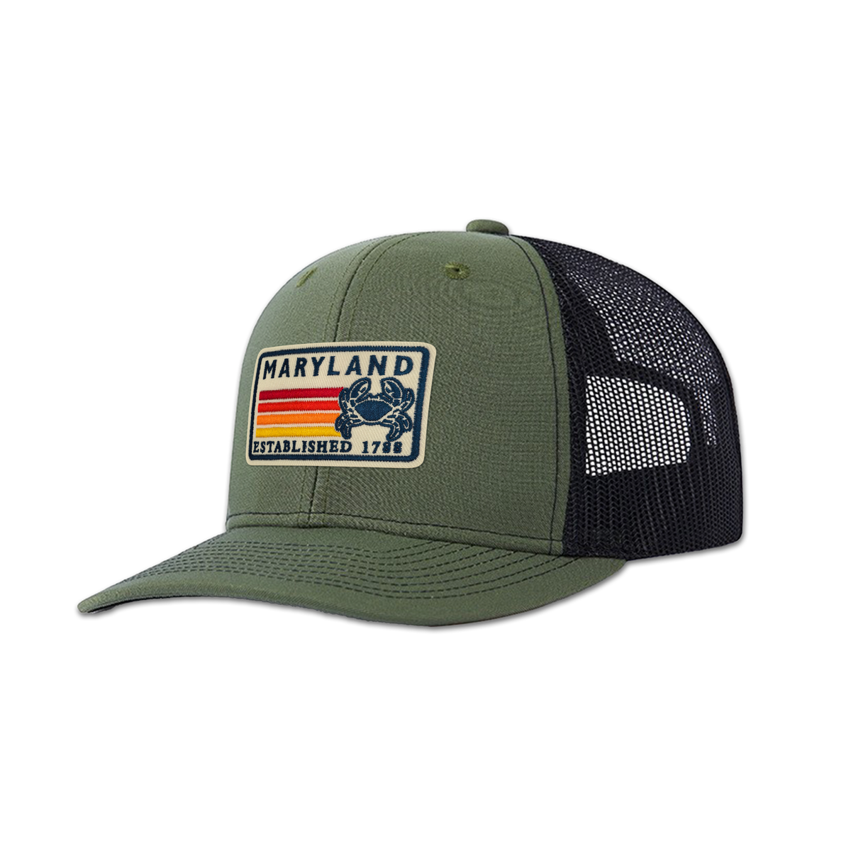 Maryland Heritage Trucker Hat | Vintage Mesh Back Outdoor Cap