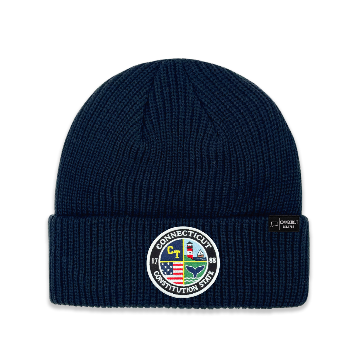 Connecticut Heritage Arctic Knit Beanie | Classic State Winter Hat