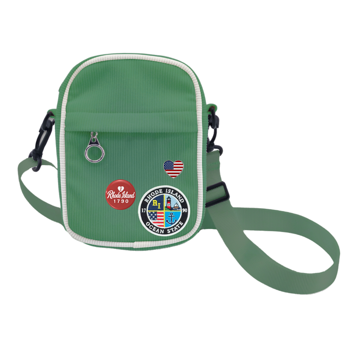 Rhode Island Corduroy Crossbody Bag | Lightweight Travel Shoulder Bag