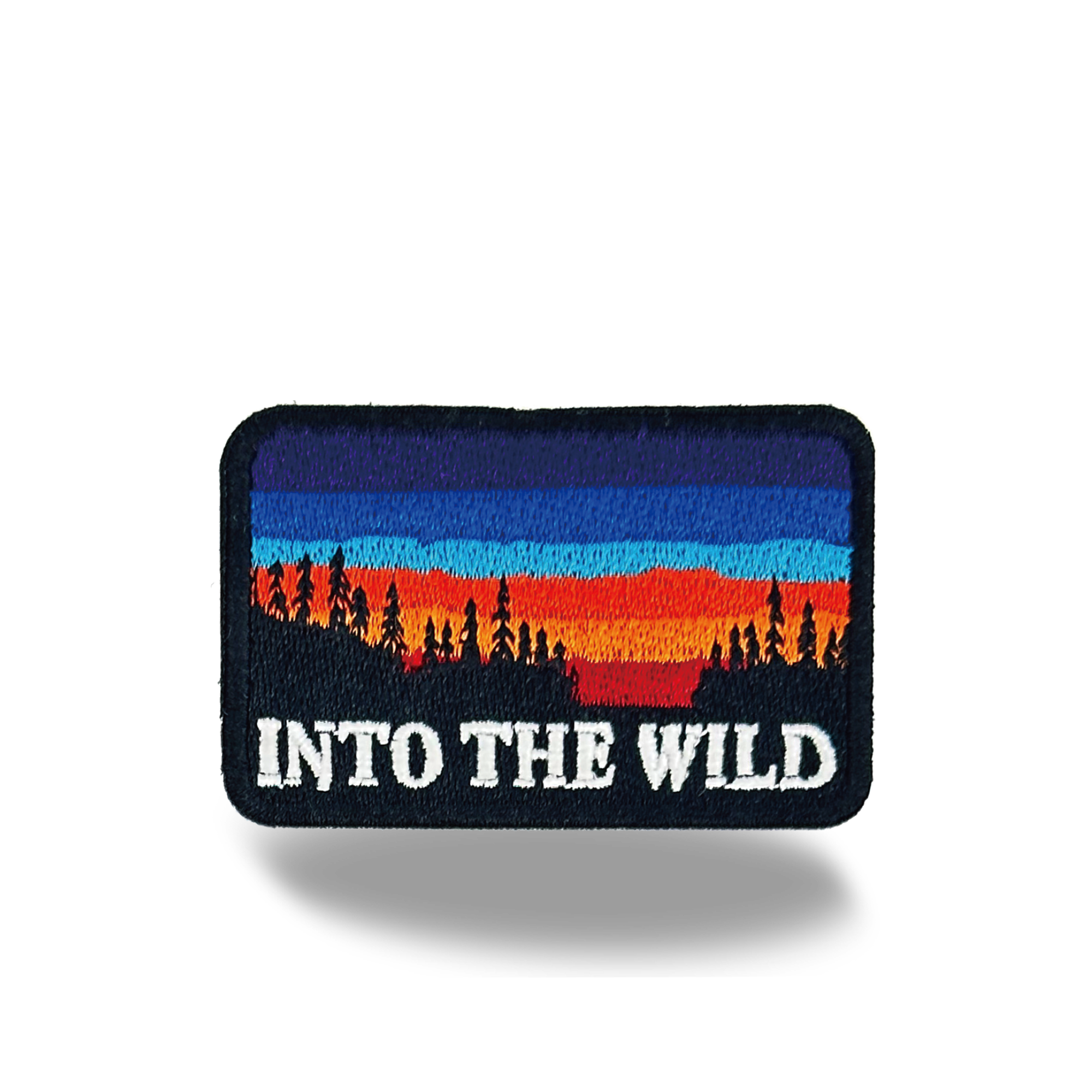 Into the Wild Sunset Iron On Embroidery Patch