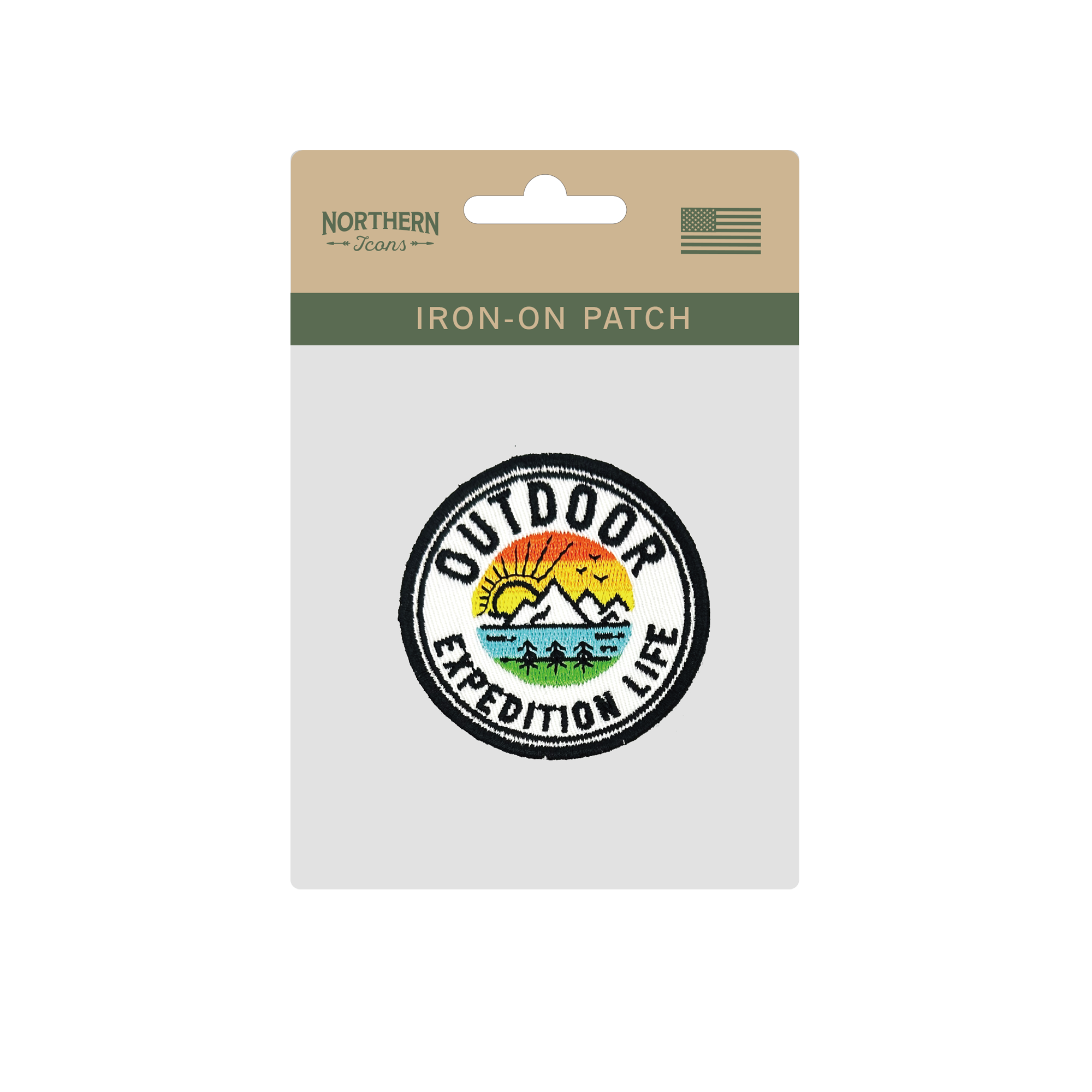 Outdoor Expedition Life Iron On Embroidery Patch