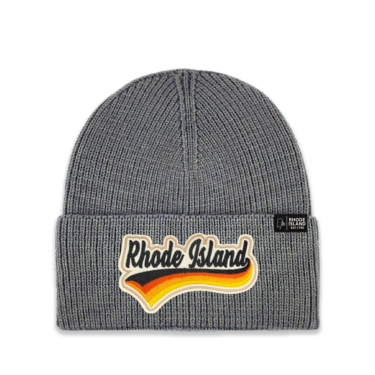 Rhode Island Heritage Knit Beanie | Retro State Winter Hat