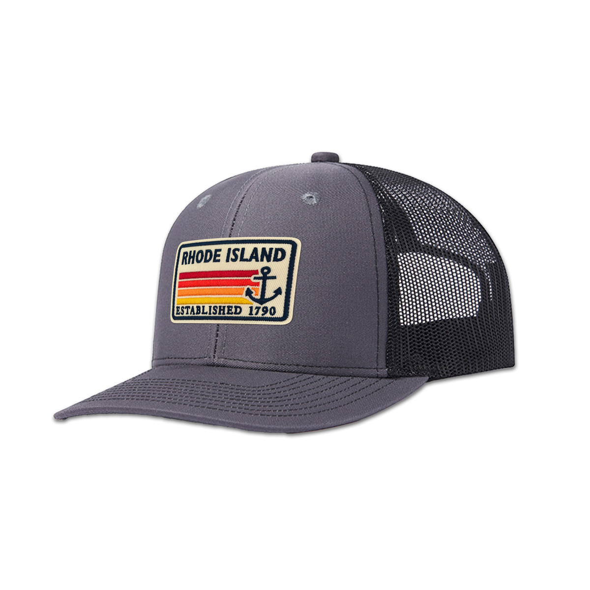 Rhode Island Heritage Trucker Hat | Vintage Mesh Back Outdoor Cap