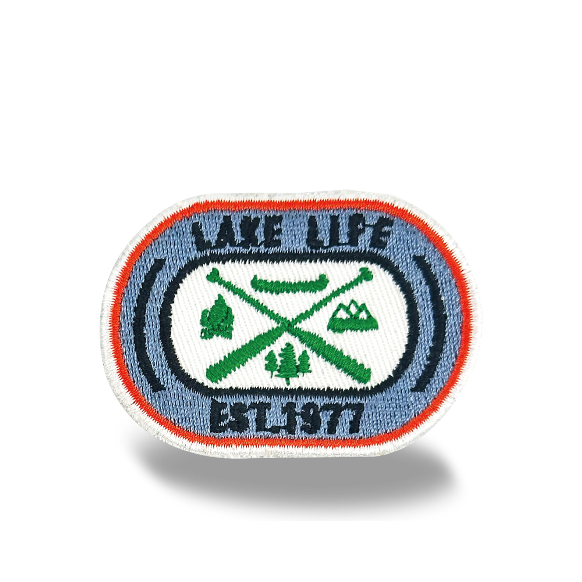 Lake Life Embroidered Iron On Embroidery Patch